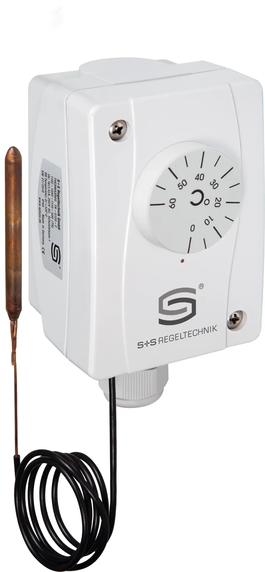 Produktfoto 1 von S+S REGELTECHNIK 1102-1050-1110-500 TR-0120-F Temperaturregler, einstufig