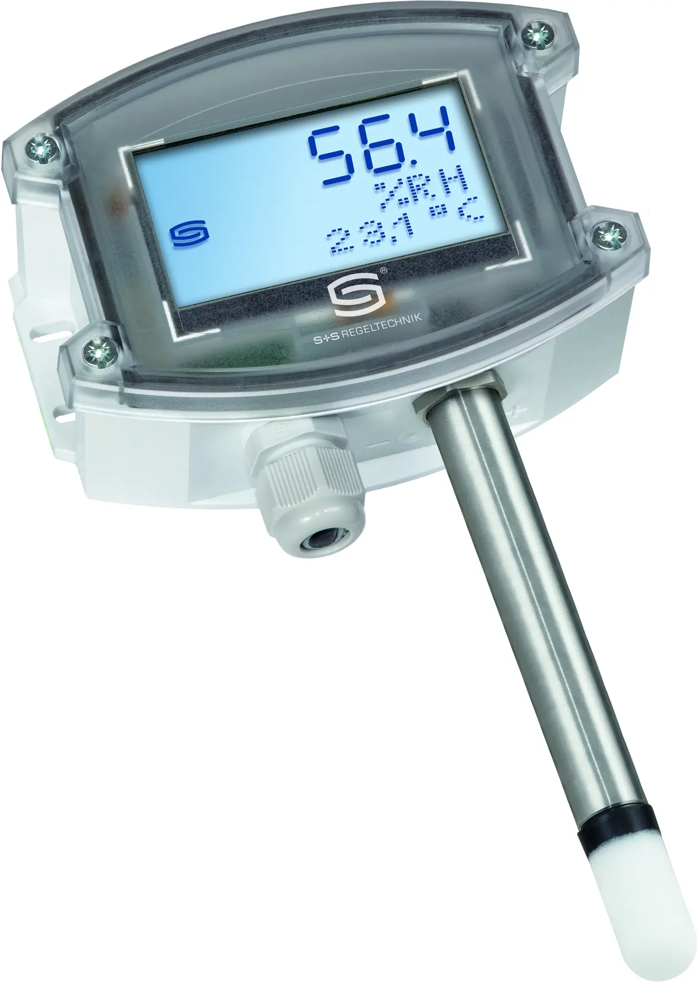Produktfoto 1 von S+S REGELTECHNIK 1201-7111-0400-201 AFF-20-U LCD Feuchtesensor