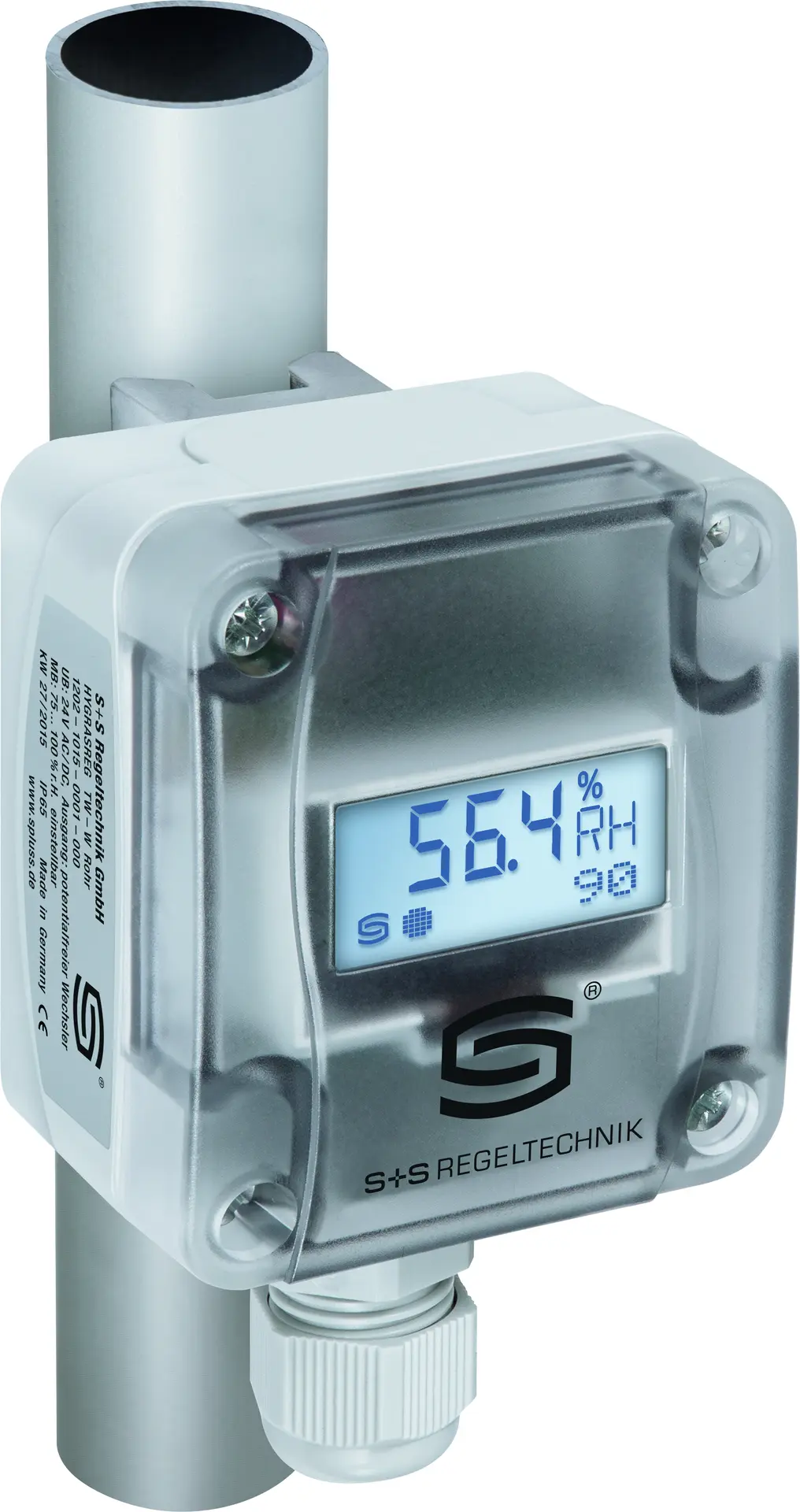 Produktfoto 1 von S+S REGELTECHNIK 1202-1012-1201-020 TW-U/W LCD Taupunkt
