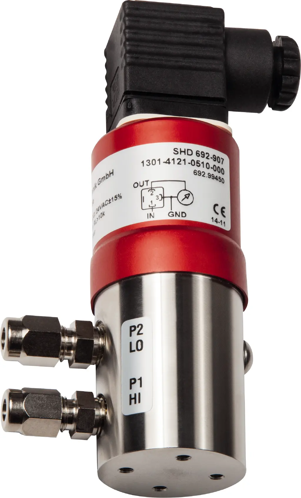 Produktfoto 1 von S+S REGELTECHNIK 1301-4121-0530-000 SHD 692-U-916 Differenzdruckwandler