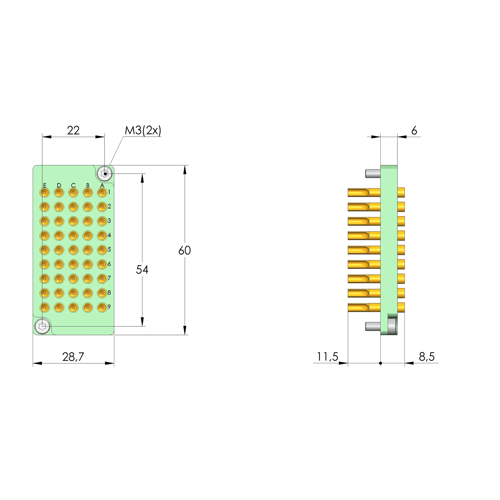 Produktfoto 1 von Ingun SB-P-HS-045-30A-1,0, Schnittstellenblock, SKU: 16900