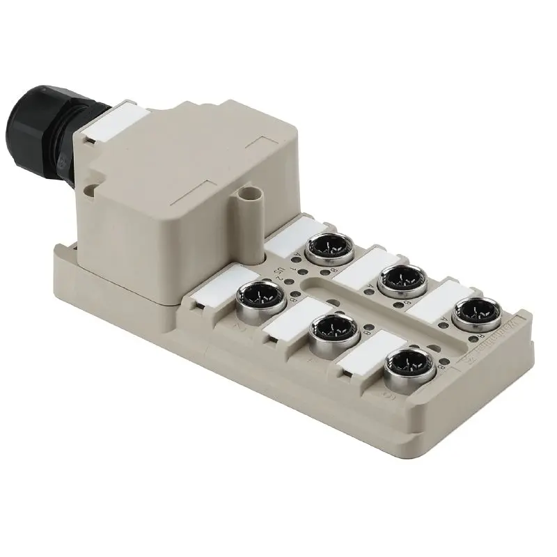 Produktfoto 1 von WEIDMÜLLER SAI-6-M 3P IDC, M12-Verteilerbox, P/n: 1760050000