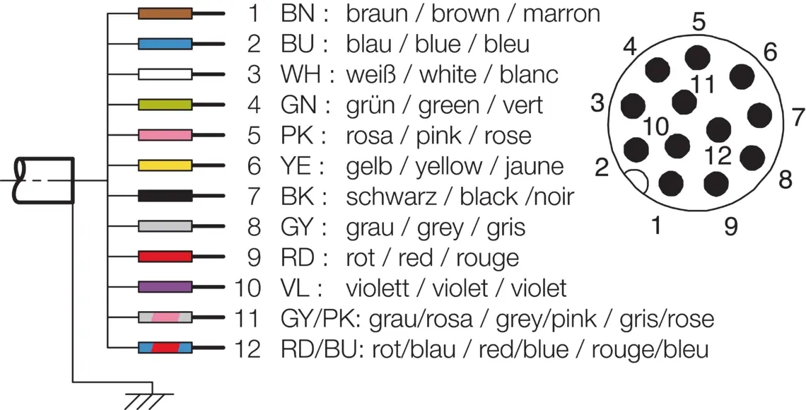 DI-Soric VKHM-Z-10/12-A Anschlussleitung 206957