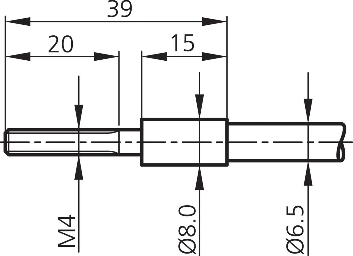 Produktfoto 1 von Di-Soric WRB 120 M-M4-2.5, WRB Glasfaser-Lichtleiter, P\n: 201982