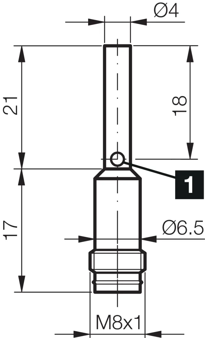 Produktfoto 1 von DI-Soric DCC 4.0 V 2.5 PSK-TSL Induktiver Näherungssen. Miniatur Extended 204670