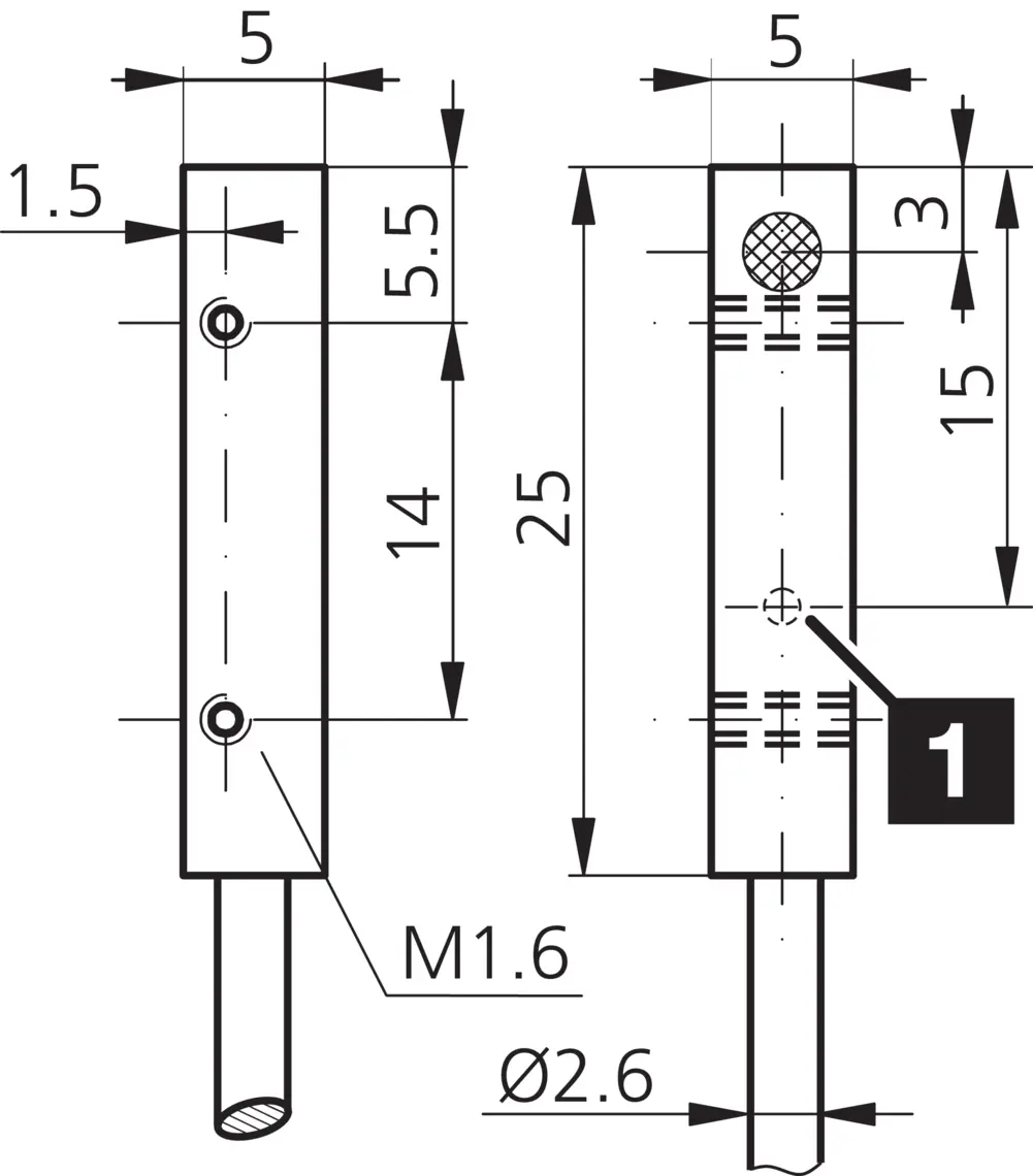 Produktfoto 1 von DI-Soric DCCQ 05 M 0.8 PSLK Induktiver Näherungssensor INM-100 Miniatur 200510