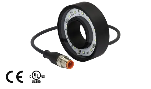 Produktfoto 1 von Di-Soric BE-R30-G1-K-BS-CLR, Ringbeleuchtung mit schaltbarem Gleichlicht, 209551