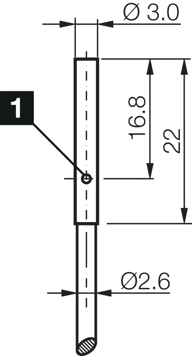 DI-Soric DCC 3.0 V 0.6 POLK Induktiver Näherungssensor INM-100 Miniatur 200351
