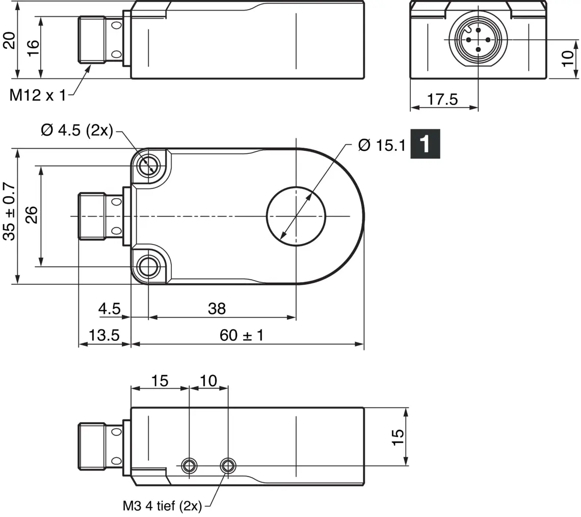DI-Soric IRSD-15-G3-B4 Induktiver Ringsensor IRSD 213668