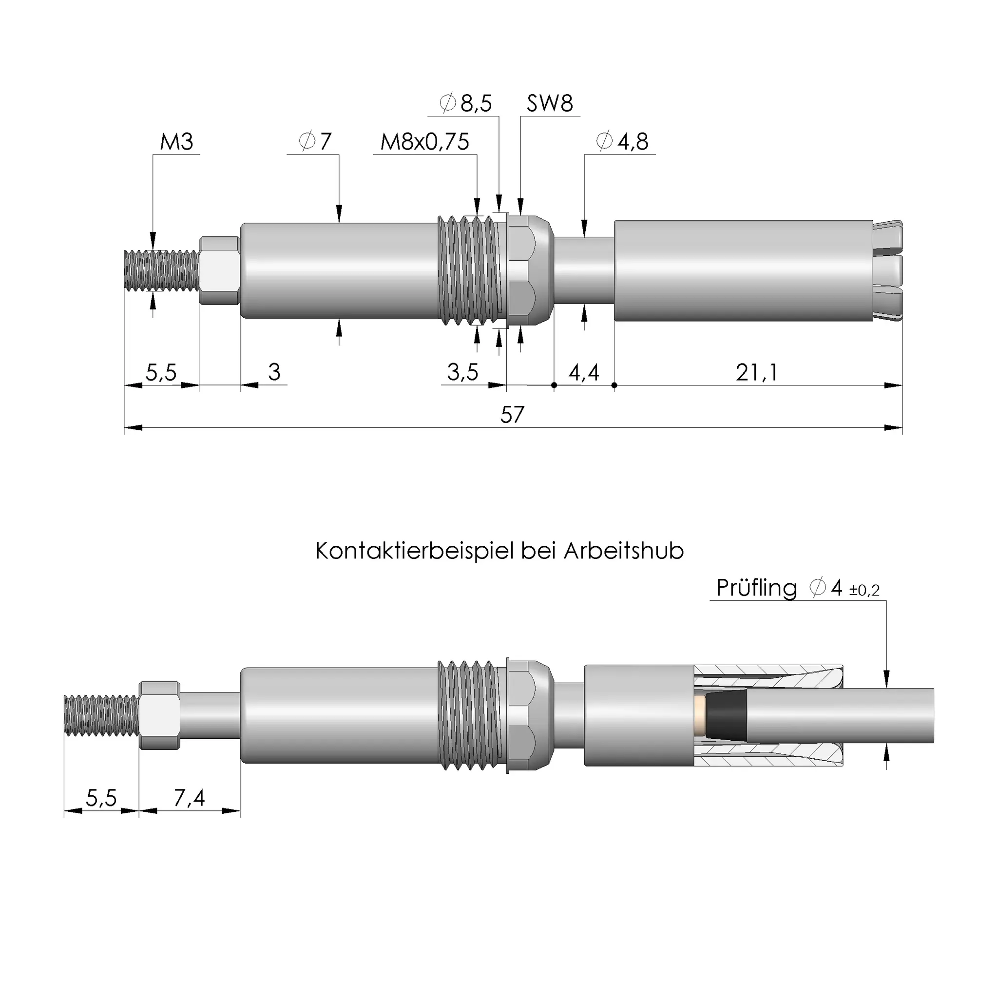 Produktfoto 1 von Ingun HKR-612 400 100 S 10003 M, Hochstromklemme Rundkontakt, SKU: HKR-612-0002