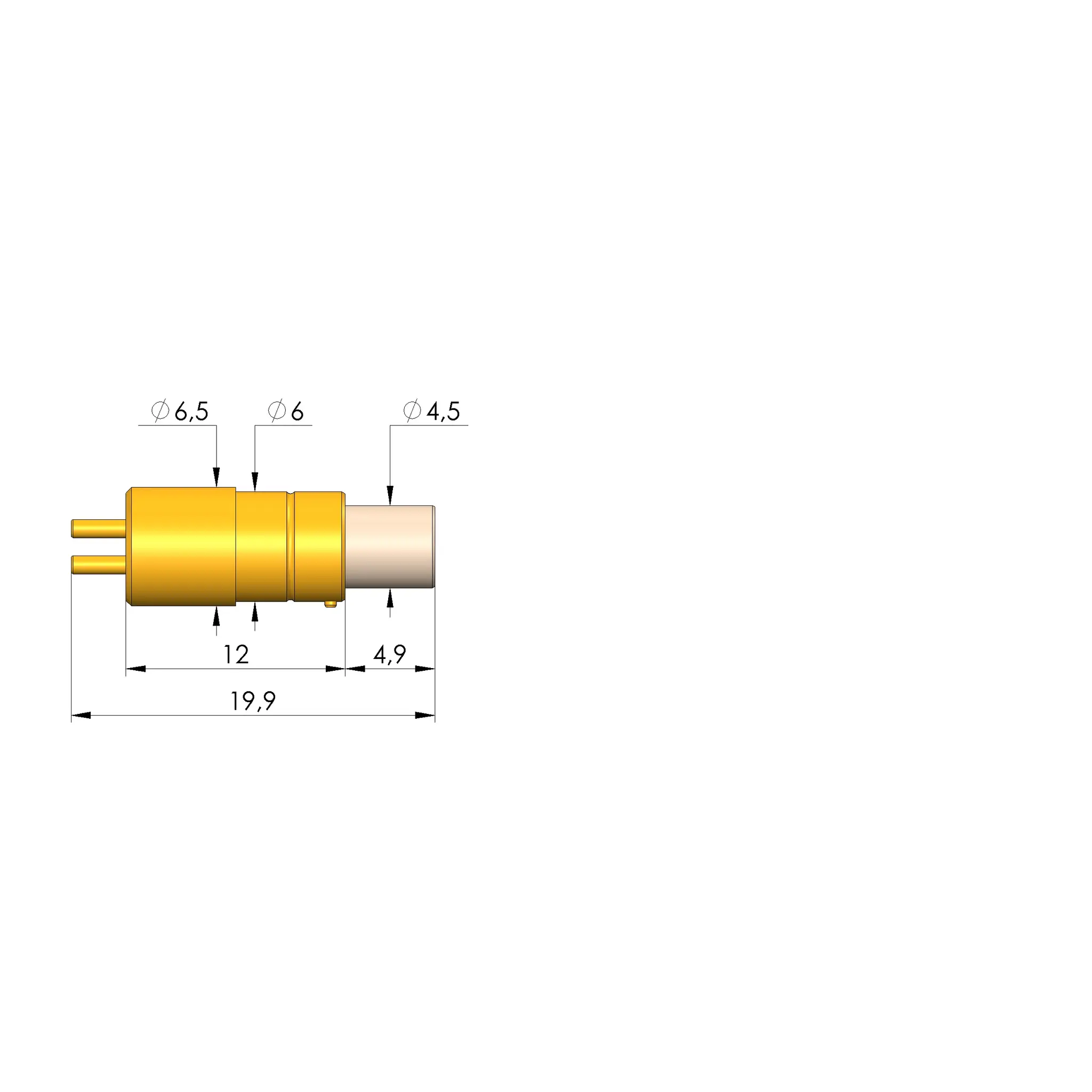 Ingun SE-819-V2, Stecker für HFS-819, SKU: SE-819-V2
