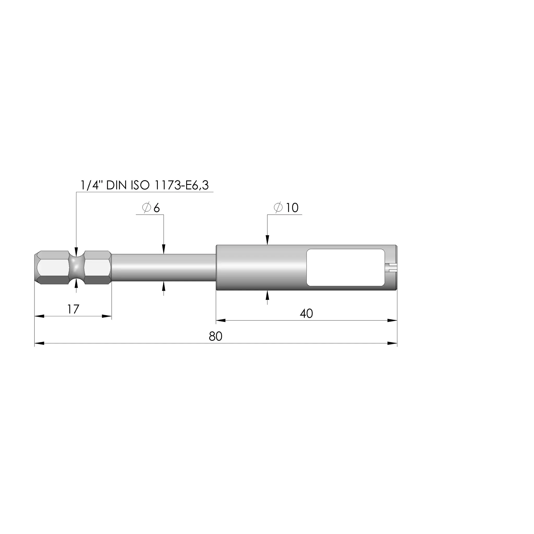 Produktfoto 1 von Ingun BIT-GKS-113 M-800, Schraubwerkzeug