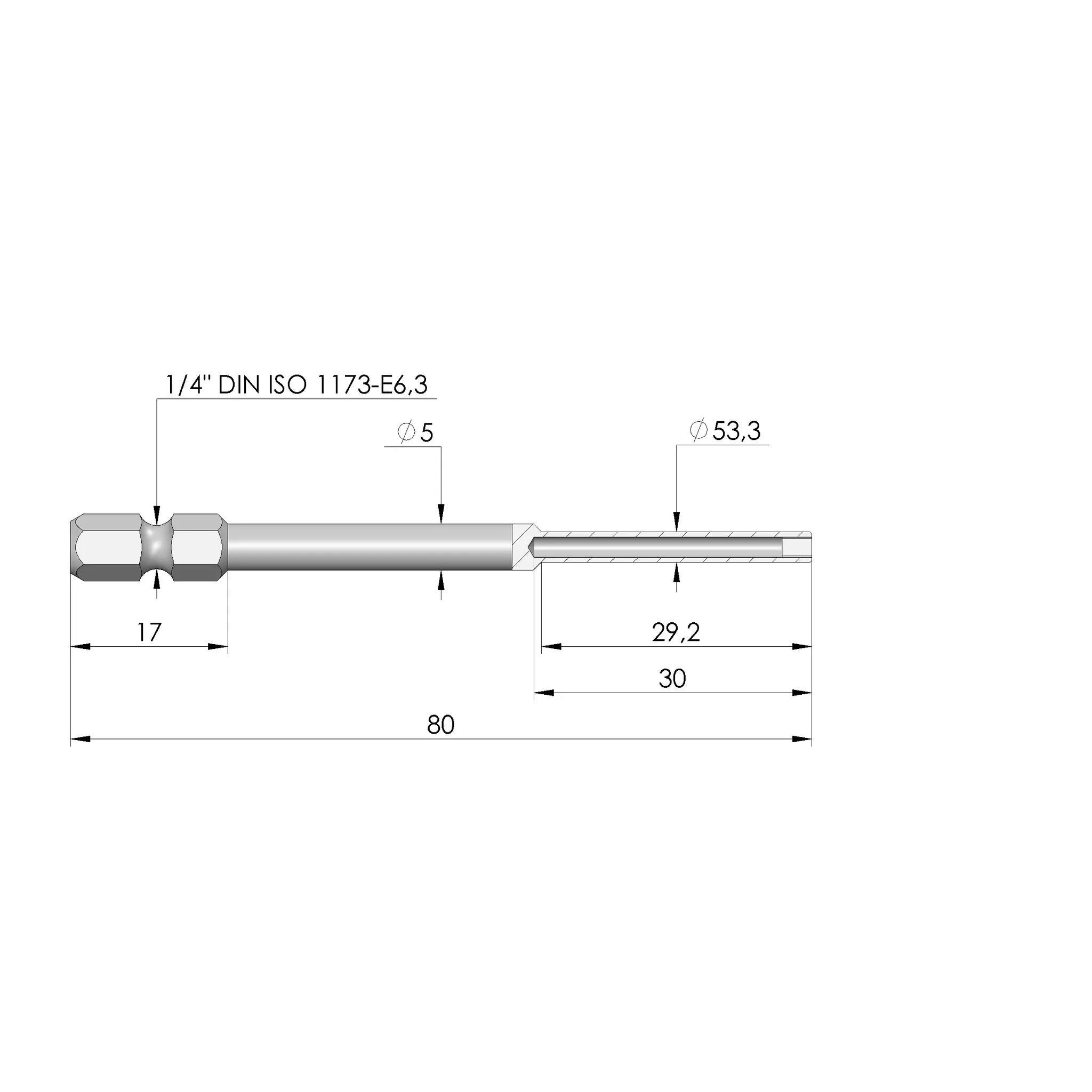 Produktfoto 1 von Ingun BIT-VF-3 M-B, Schraubwerkzeug