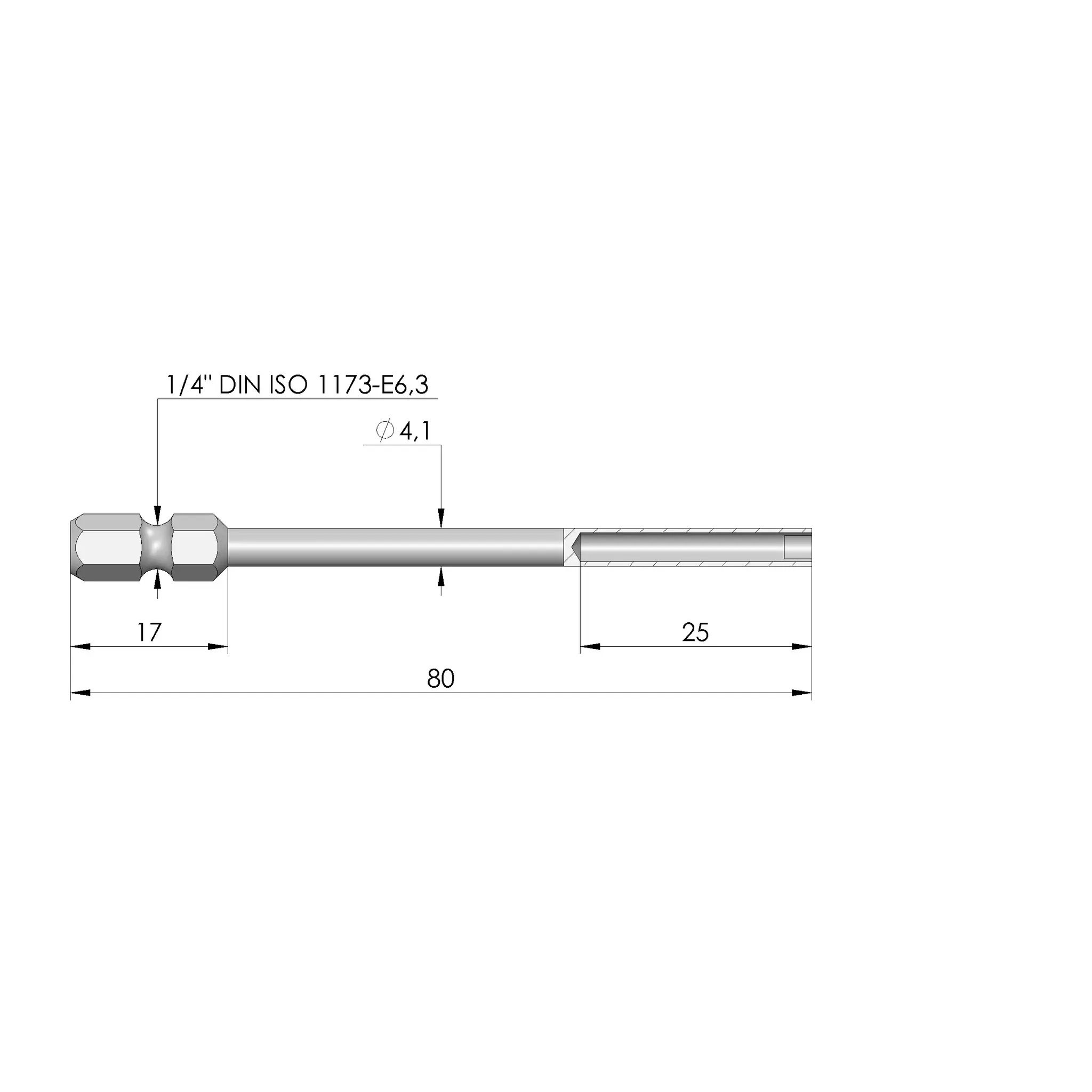 Produktfoto 1 von Ingun BIT-VF4 M-B, Schraubwerkzeug