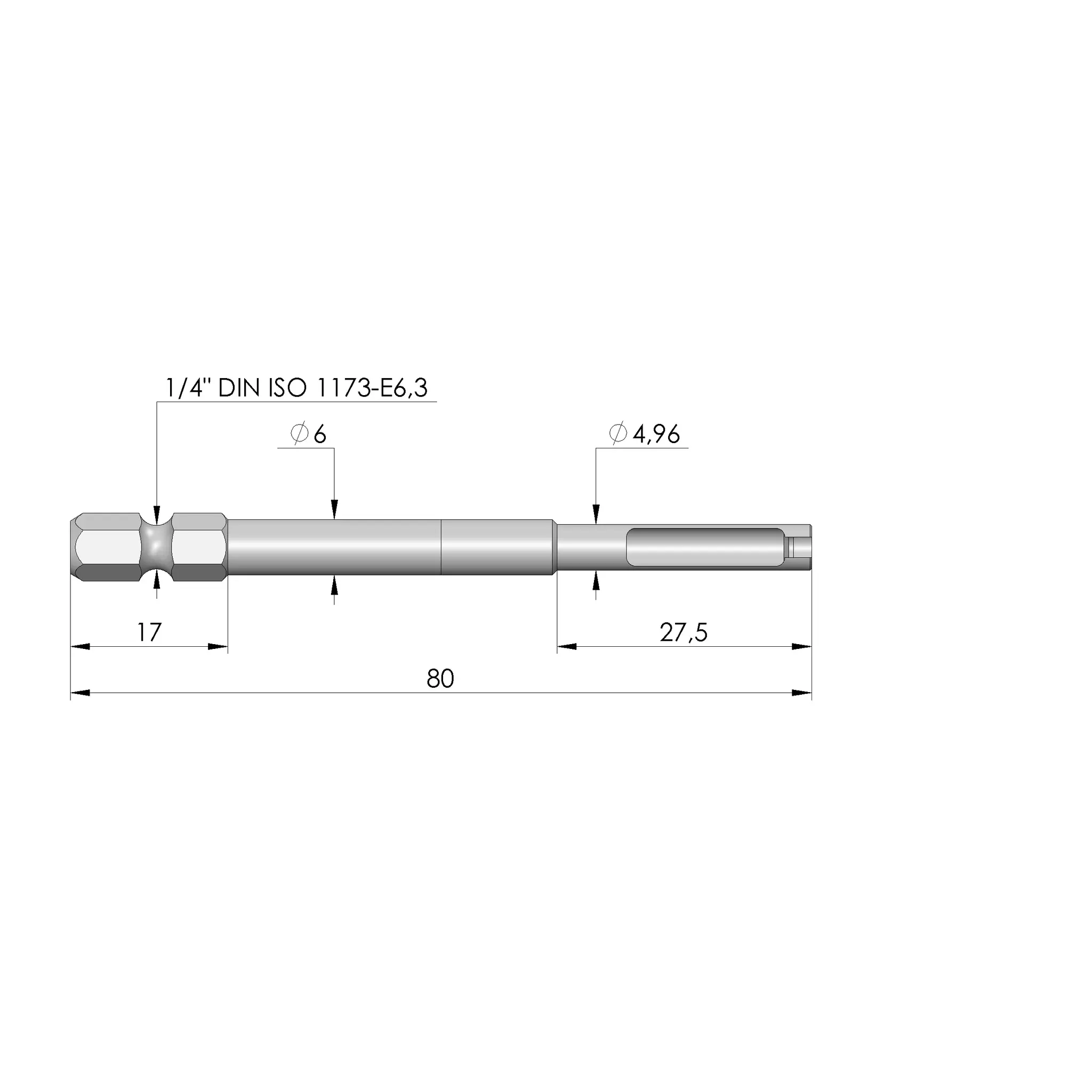 Produktfoto 1 von Ingun BIT-GKS-747 M, Schraubwerkzeug