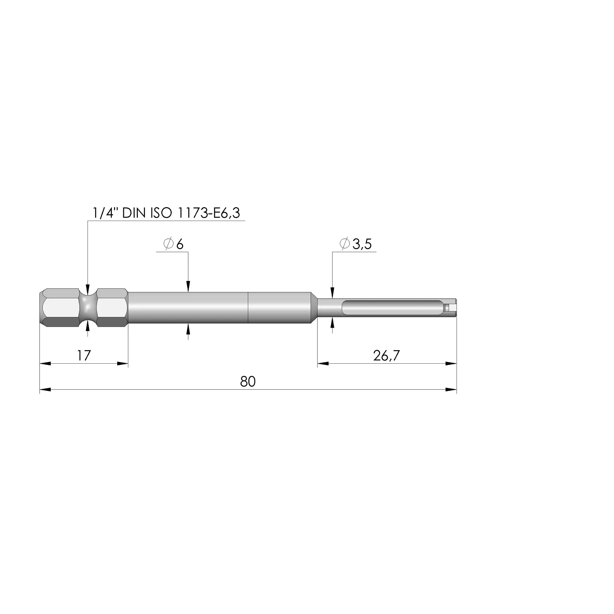 Produktfoto 1 von Ingun BIT-VF100 M, Schraubwerkzeug