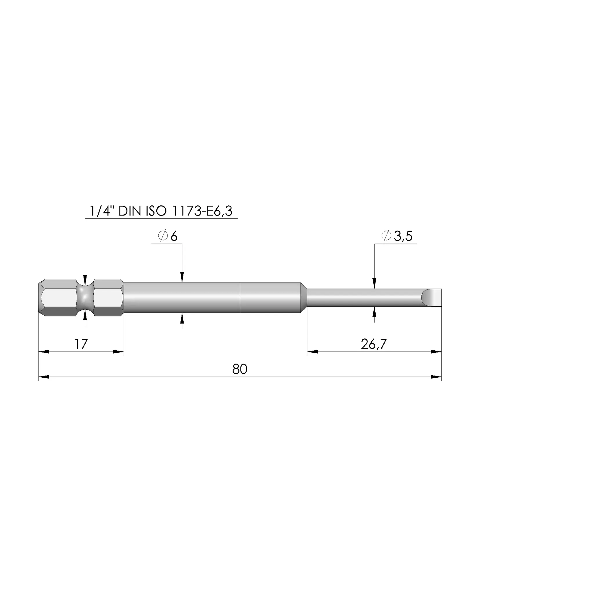 Produktfoto 1 von Ingun BIT-GKS-500 M, Schraubwerkzeug