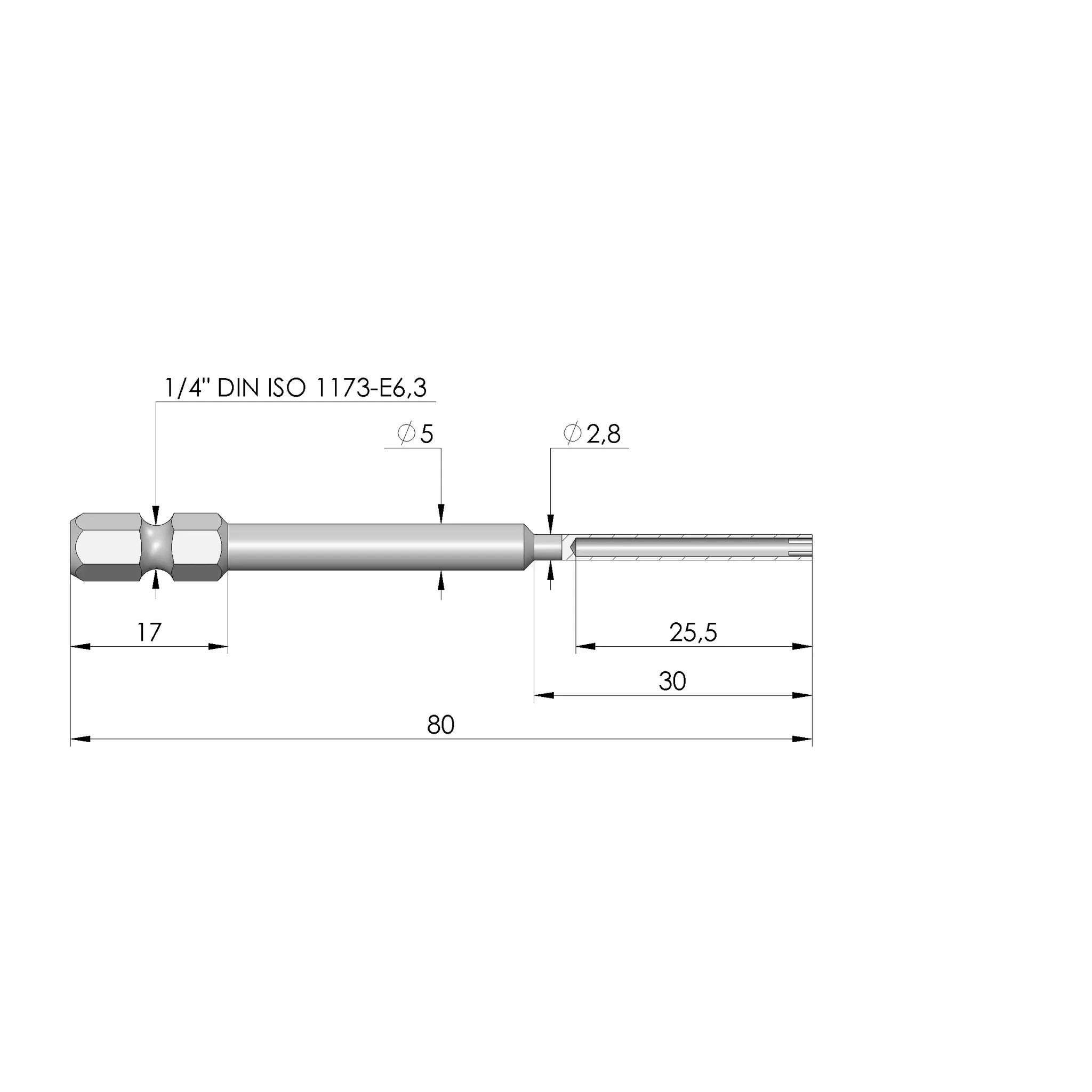 Produktfoto 1 von Ingun BIT-VF100 M-B, Schraubwerkzeug