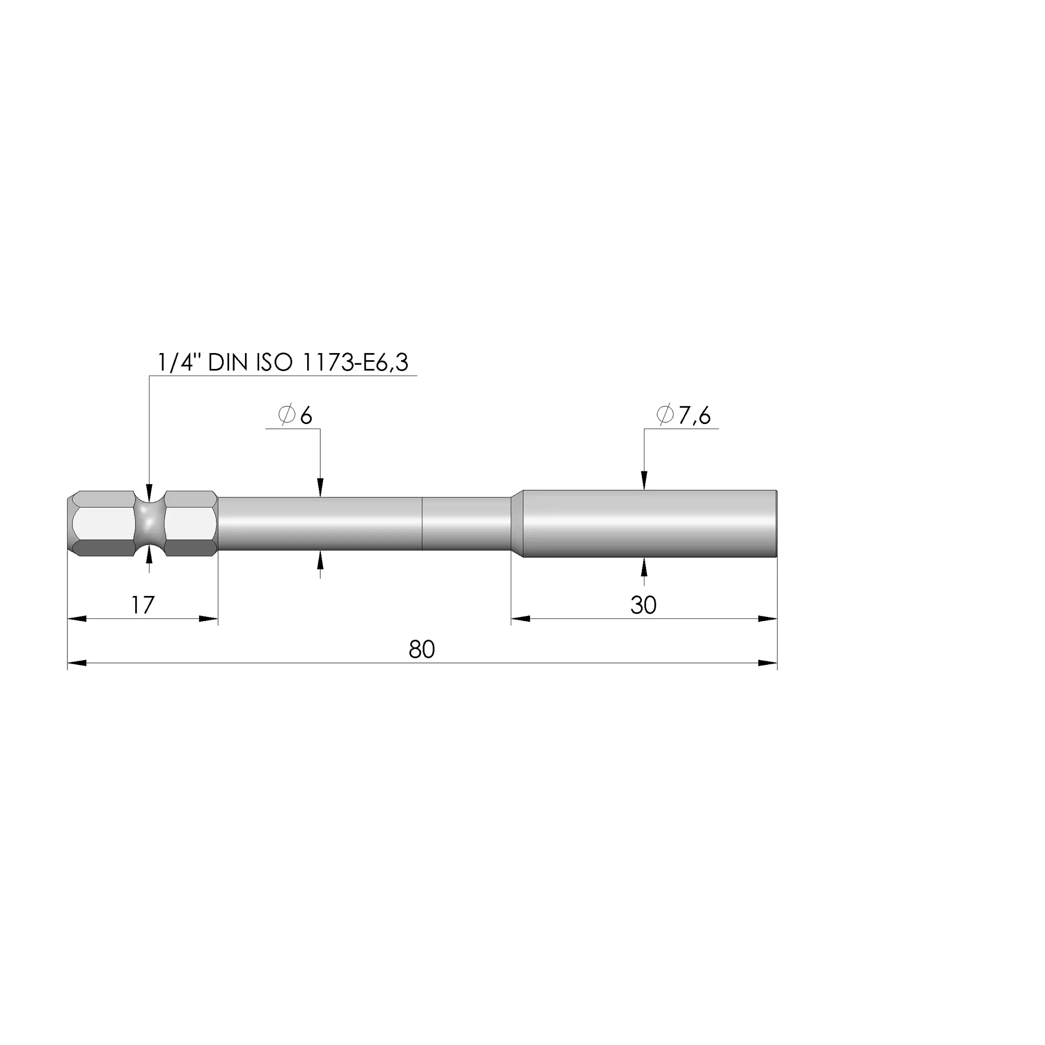Produktfoto 1 von Ingun BIT-HSS-623 M-600, Schraubwerkzeug