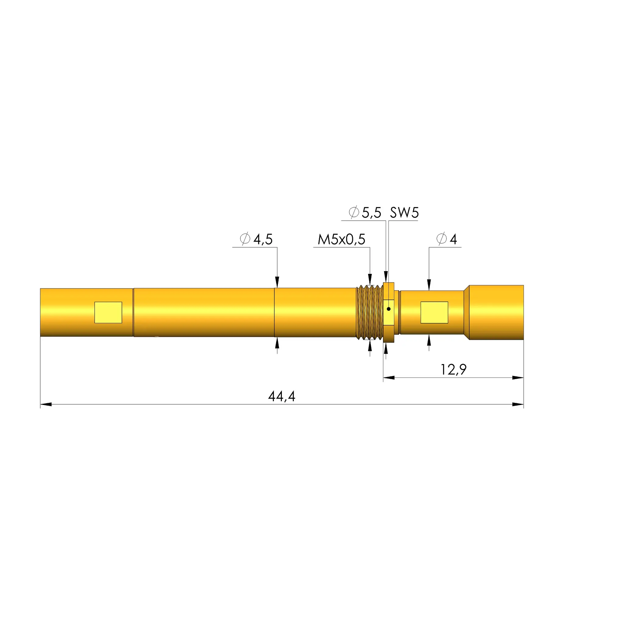 Produktfoto 1 von Ingun HFS-810 303 150 A 8043 Y M, Hochfrequenzstift, SKU: HFS-810-0648