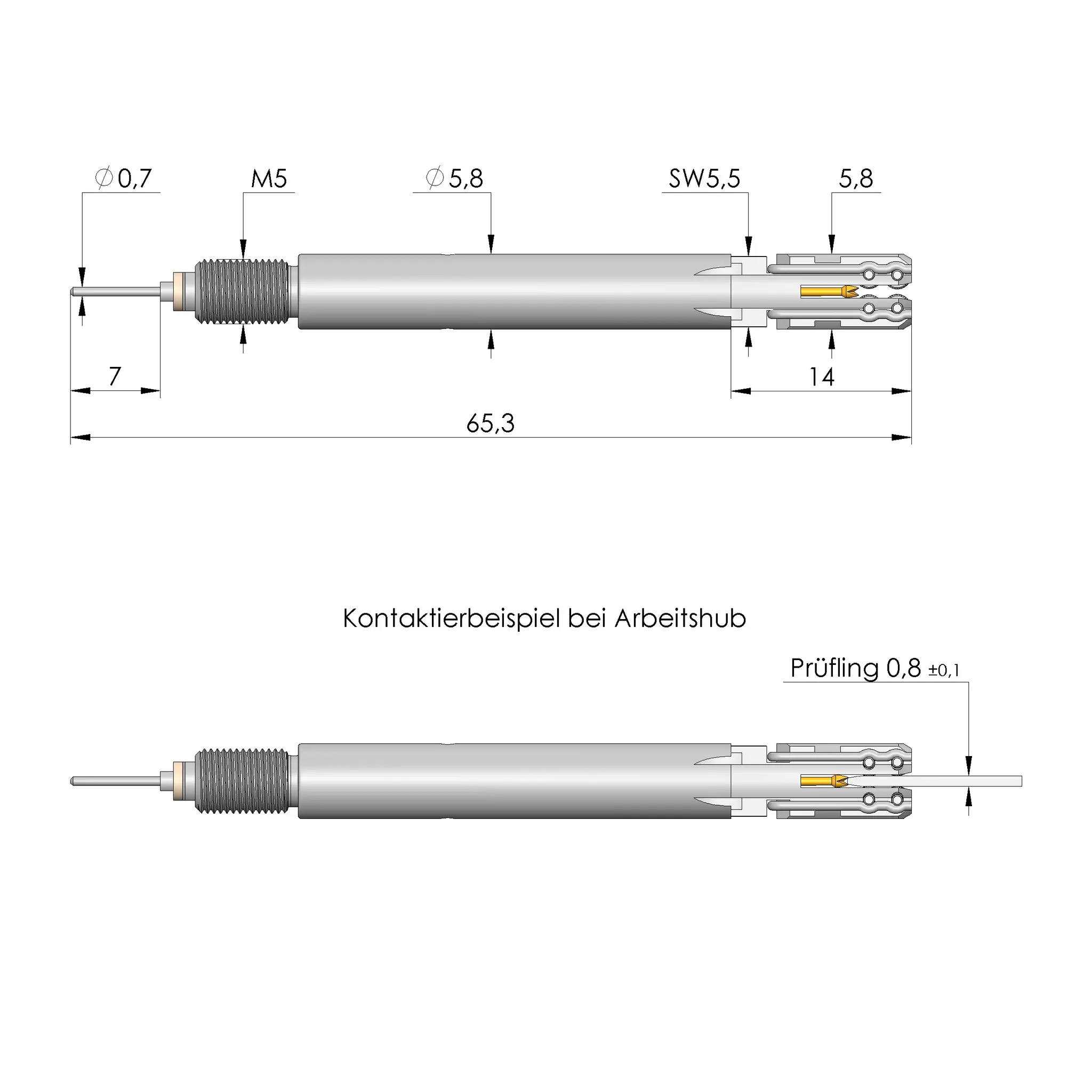 Produktfoto 1 von Ingun VKF-618 06308 050 S 2014-14W1, Vierpol-Klemme f. Flachstecker