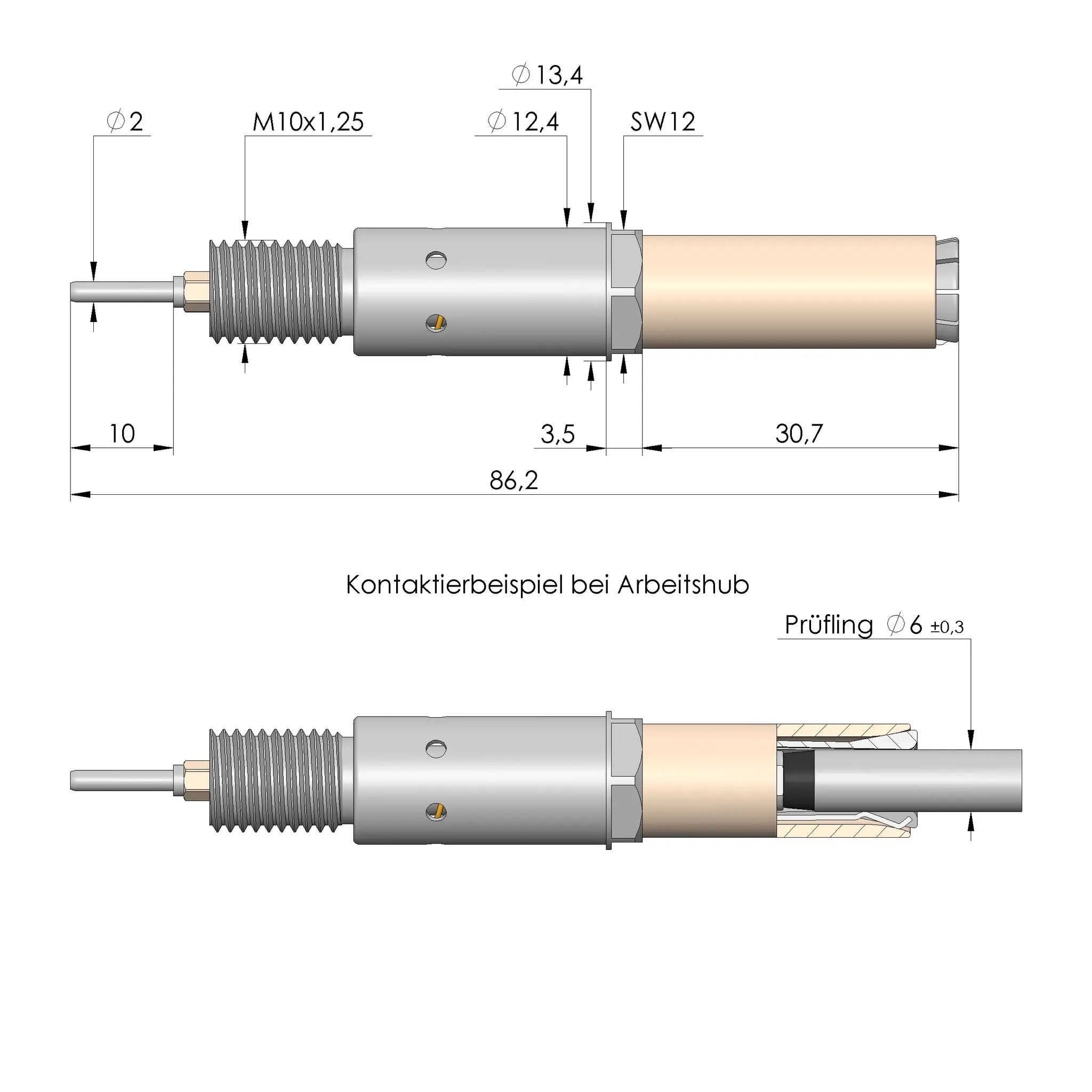 Ingun VKR-672 600 130 S 40004 M, Dipolklemme Rundkontakt, SKU: VKR-672-0017
