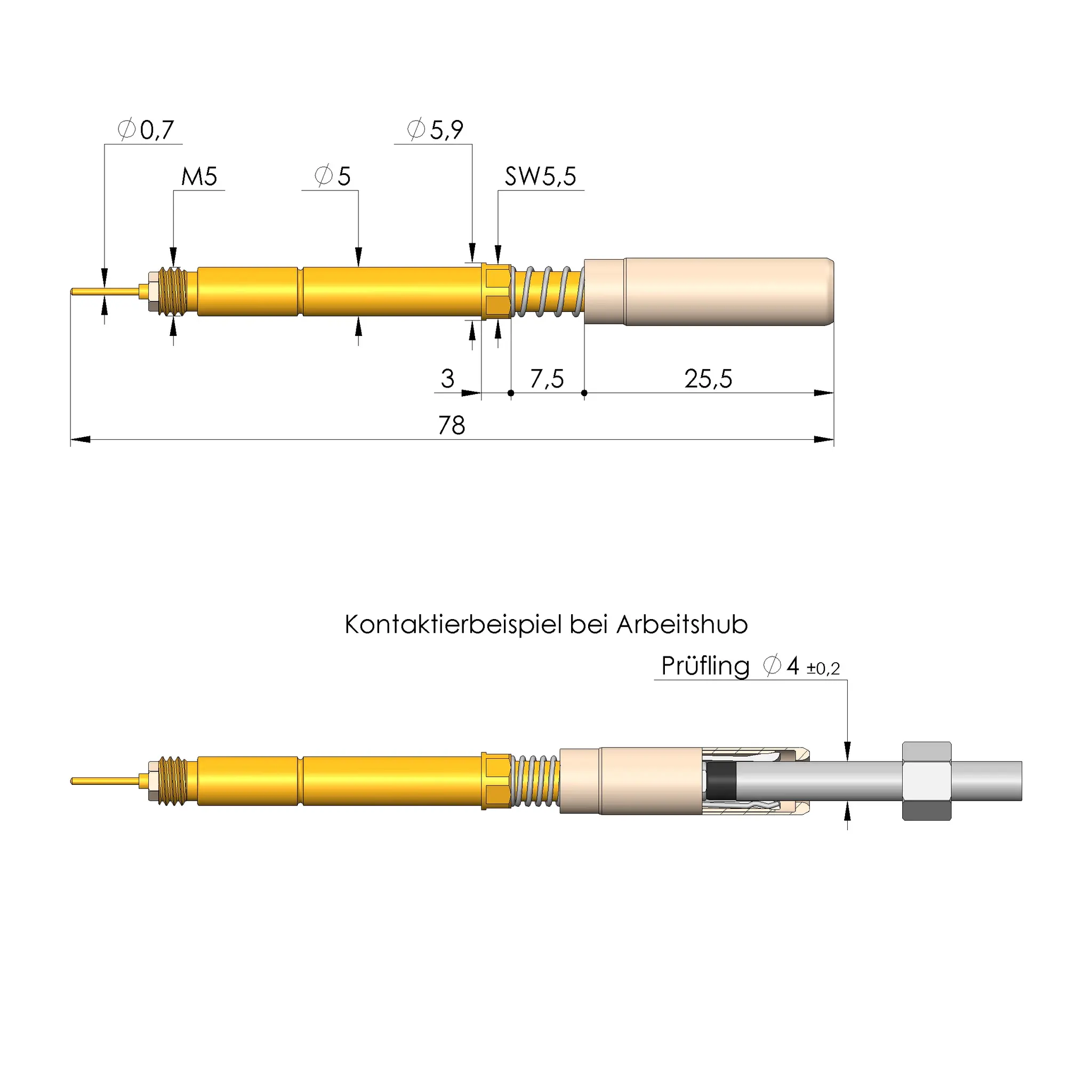 Produktfoto 1 von Ingun VKR-672 400 090 S 15804 M-VZ, Dipolklemme Rundkontakt, SKU: VKR-672-0019
