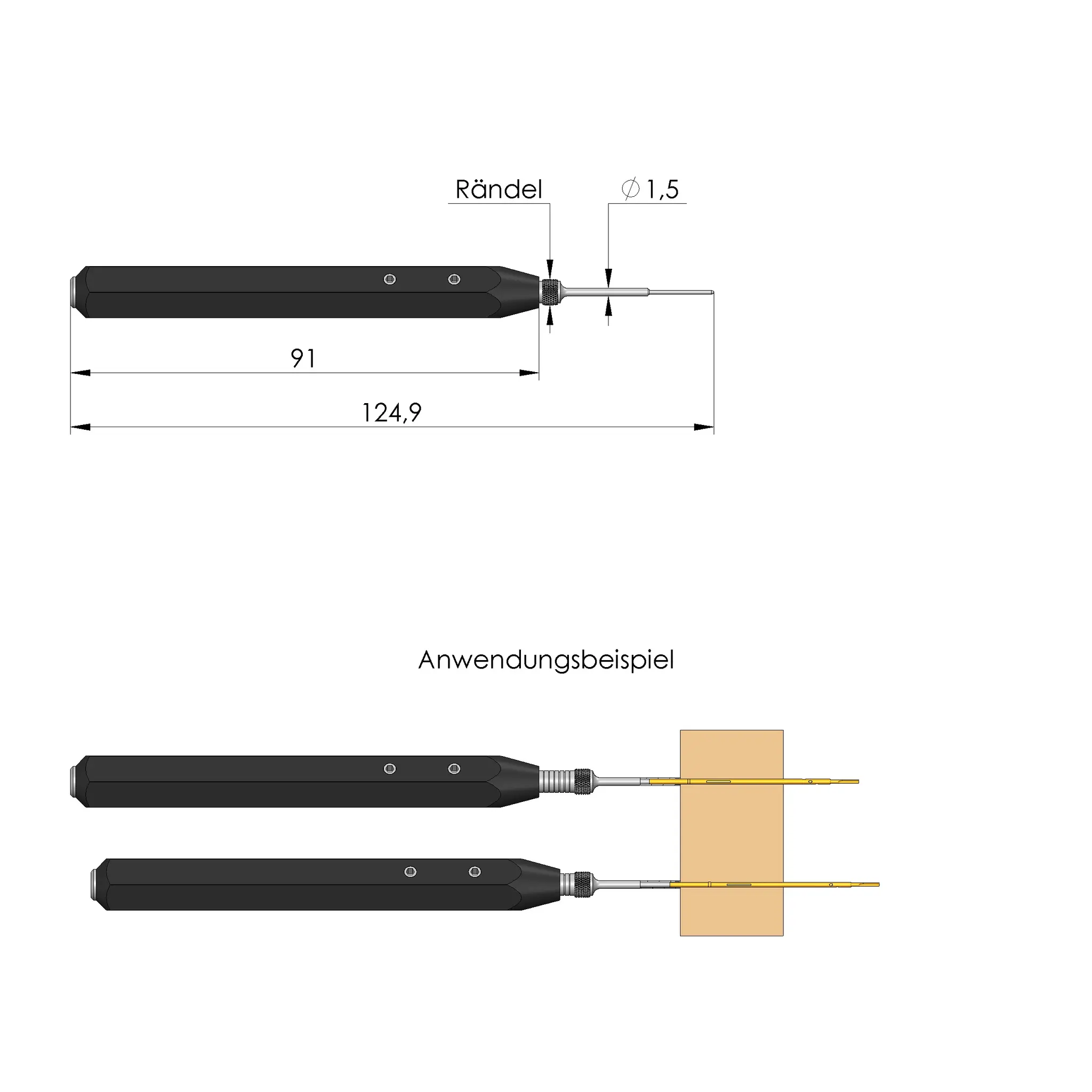 Produktfoto 1 von Ingun SW-KS-050 G, Setzwerkzeug für KS-050 / 187, SKU: SW-KS-050G