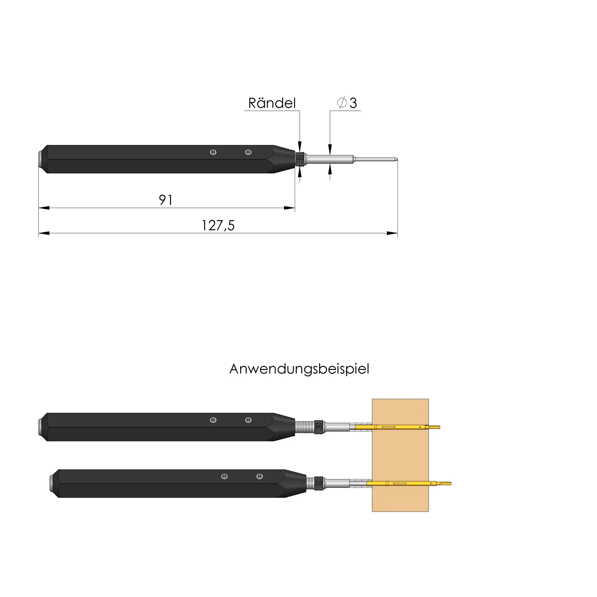 Produktfoto 1 von Ingun SW-KS-100 G, Setzwerkzeug, SKU: SW-KS-100G