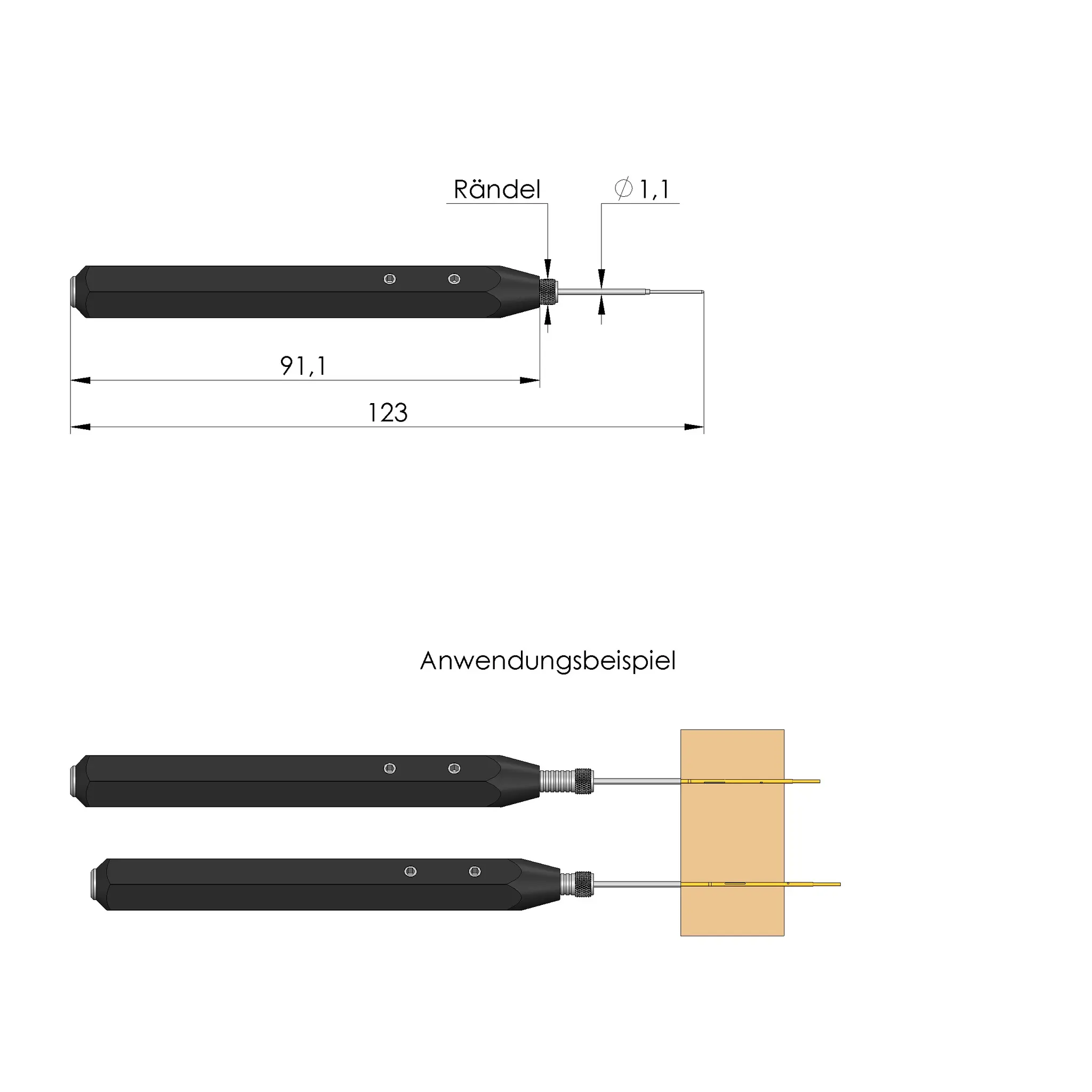 Produktfoto 1 von Ingun SW-KS-040 G, Setzwerkzeug für KS-040, SKU: SW-KS-040G