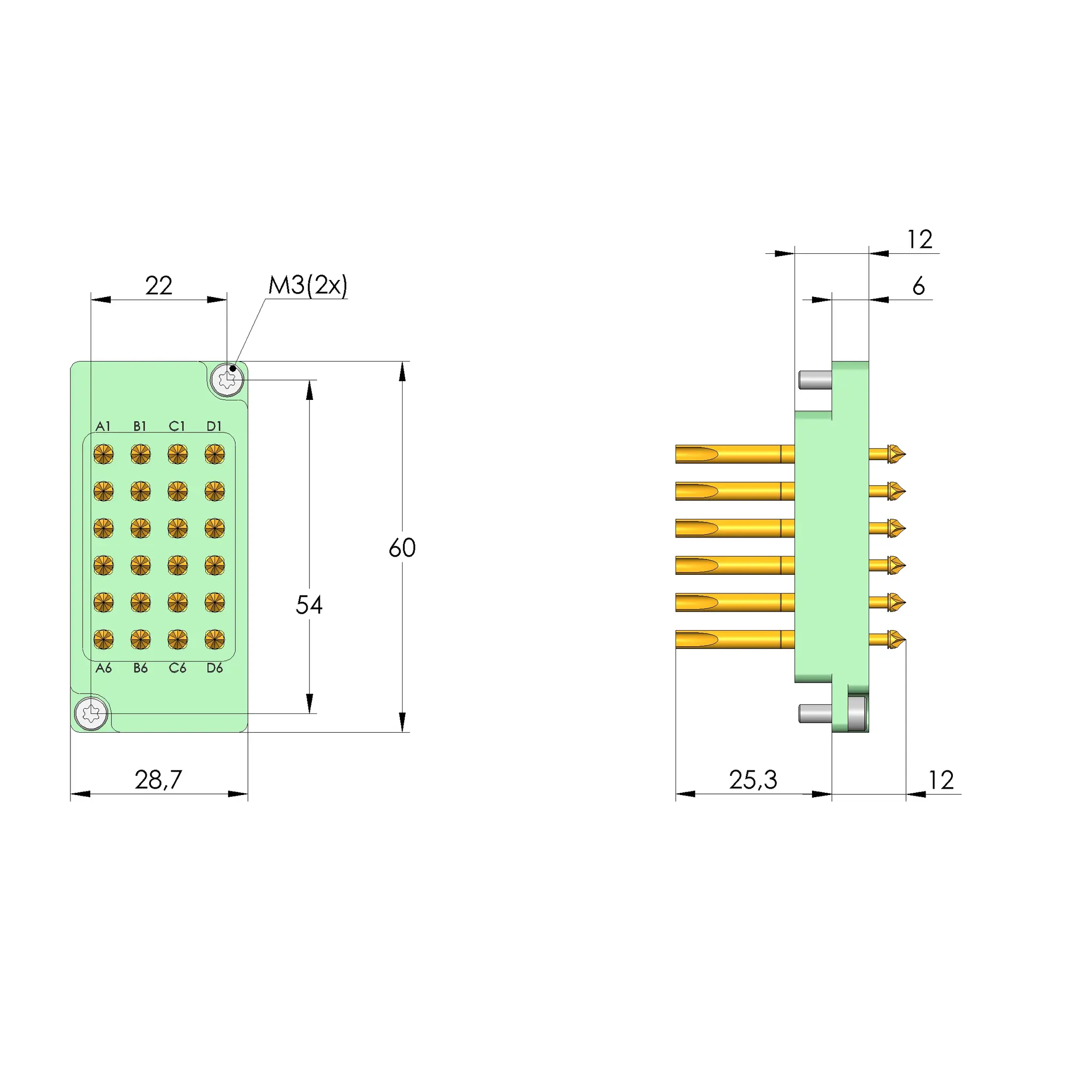 Produktfoto 1 von Ingun SB-T-HS-024-30A, Schnittstellenblock, SKU: 27628
