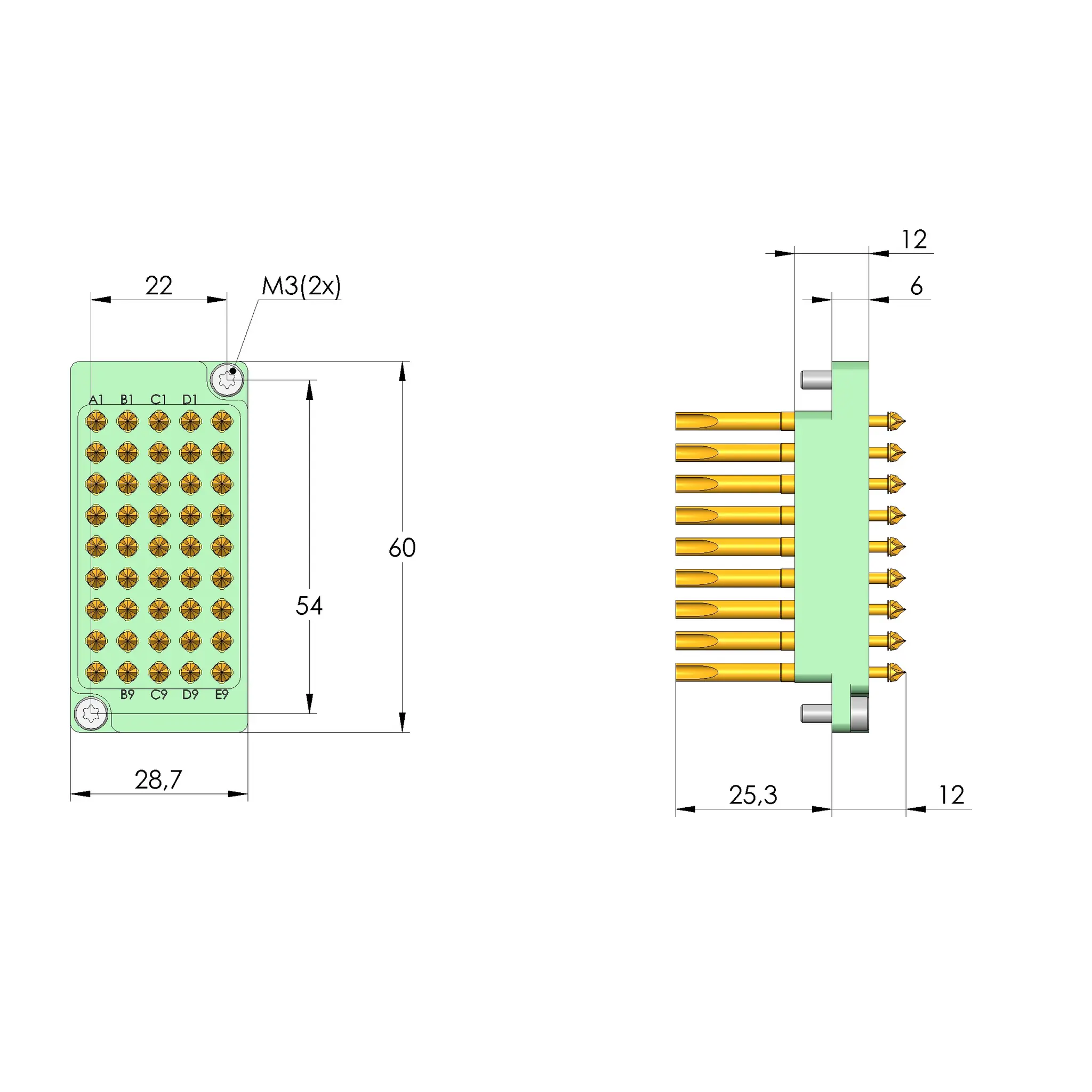 Produktfoto 1 von Ingun SB-T-HS-045-30A, Schnittstellenblock, SKU: 30963