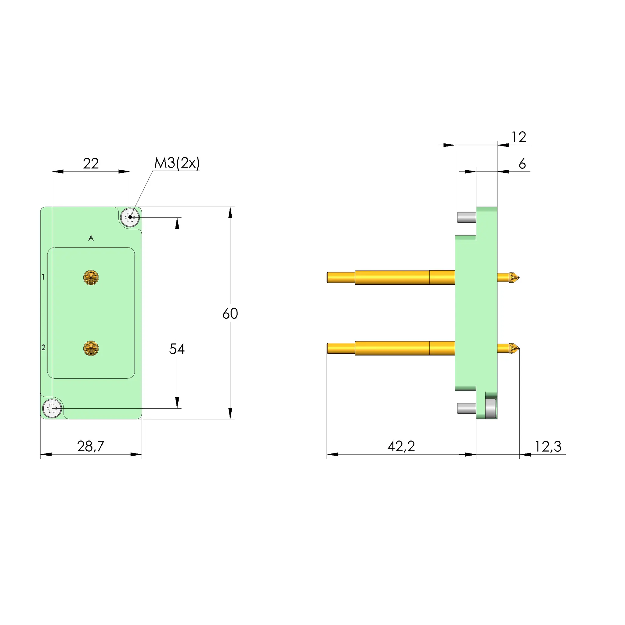 Produktfoto 1 von Ingun SB-T-HS-002-50A, Schnittstellenblock, SKU: 31549
