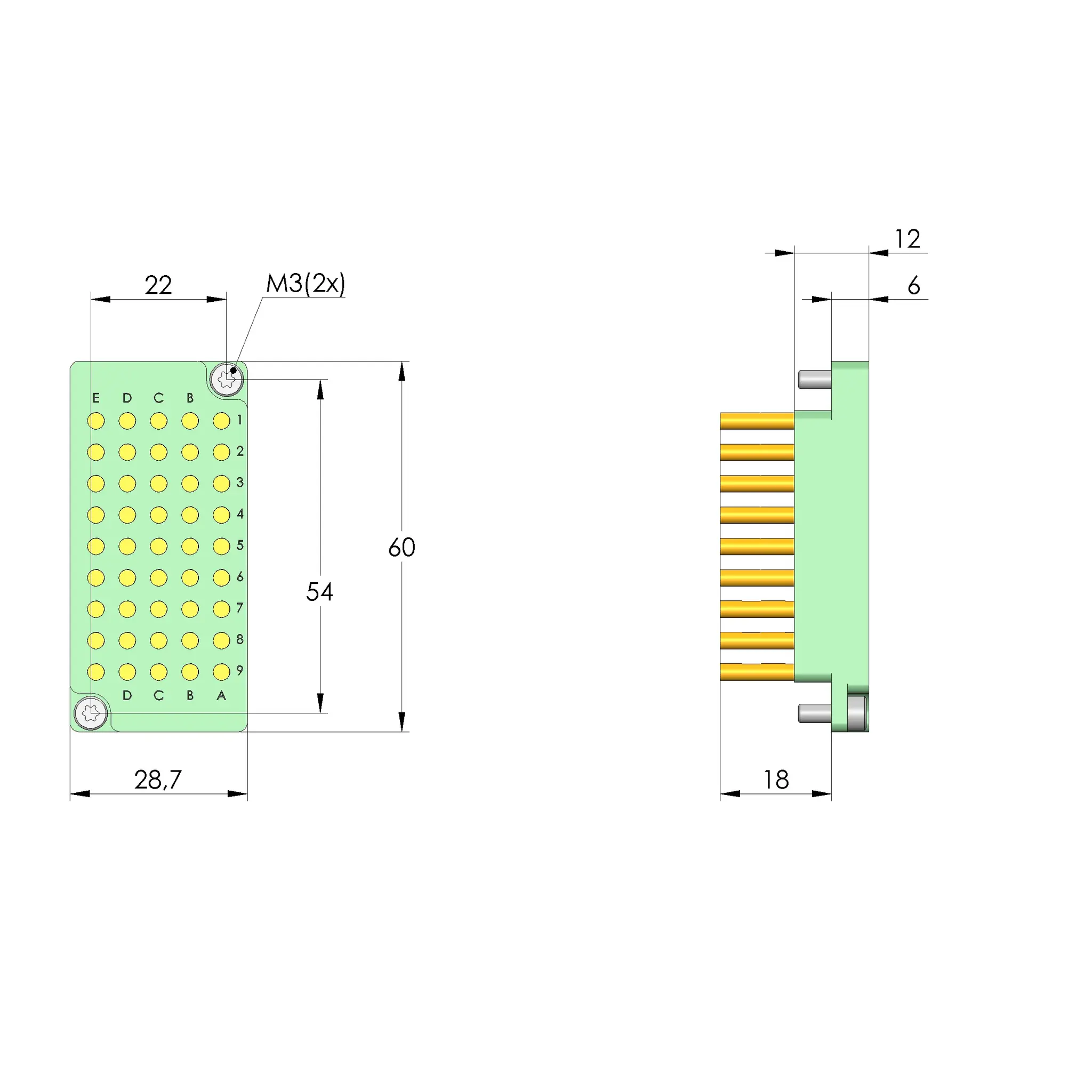 Produktfoto 1 von Ingun SB-P-LL-045-DM2,3, Schnittstellenblock, SKU: 29448