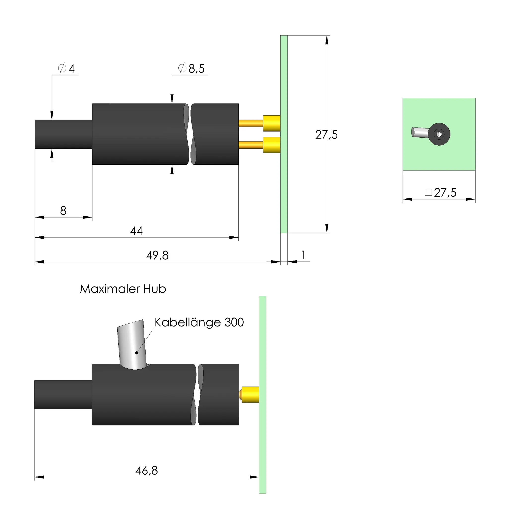 Produktfoto 1 von Ingun OTU-SP-ES-028-028-L300, Escan Captor20 + Probe20, SKU: 32630