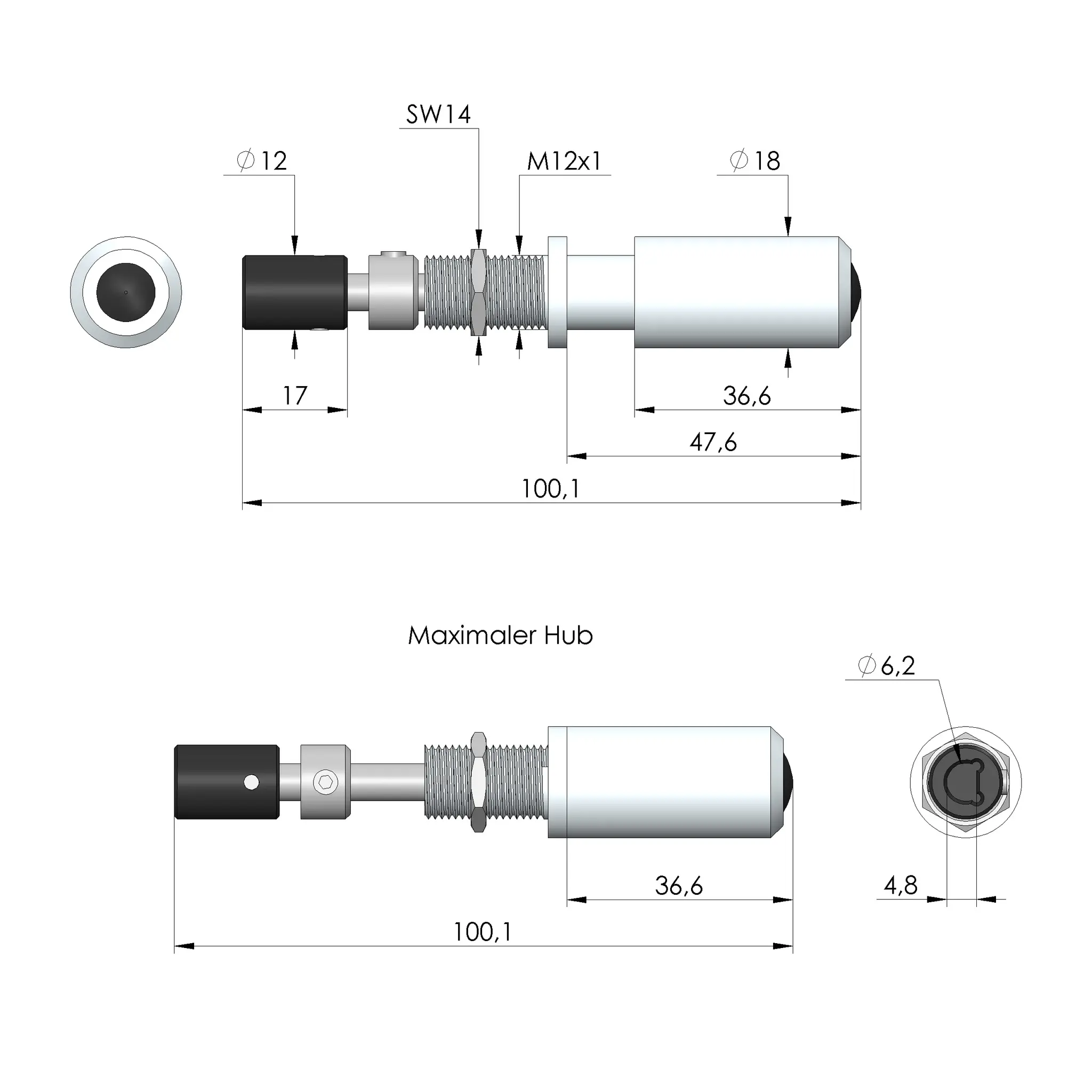 Produktfoto 1 von Ingun SBE-M-18-11-6,2SW4,8-VD, Schraubereinheit, SKU: 40666