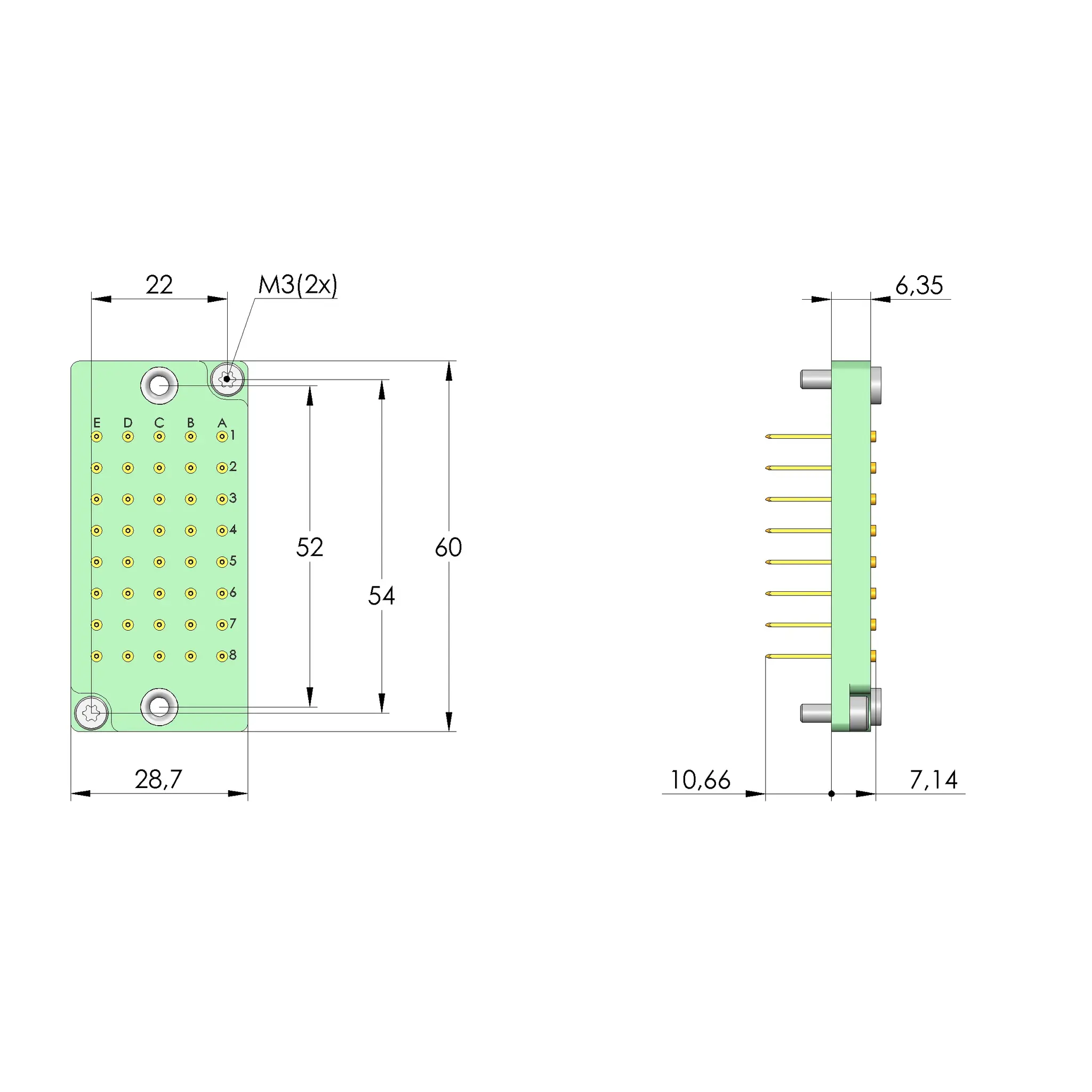 Produktfoto 1 von Ingun SB-P-SI-040-4A-0,6-Z, Schnittstellenblock, SKU: 42339