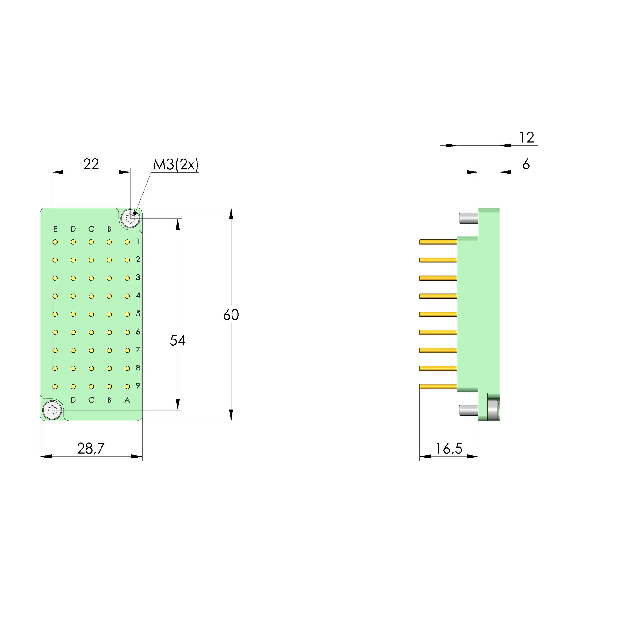 Produktfoto 1 von Ingun SB-P-LL-045-DM1,0, Schnittstellenblock, SKU: 41020