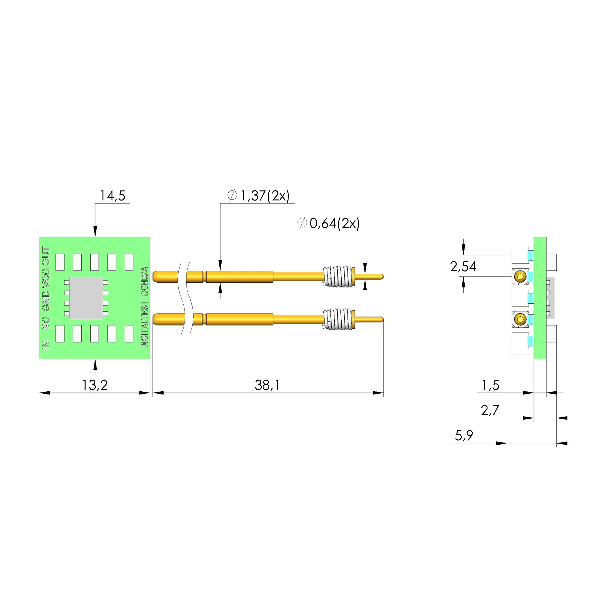 Ingun OTC-DT-OC-EP-GKS, OpensCheck Buffer OCH 02 + GKS