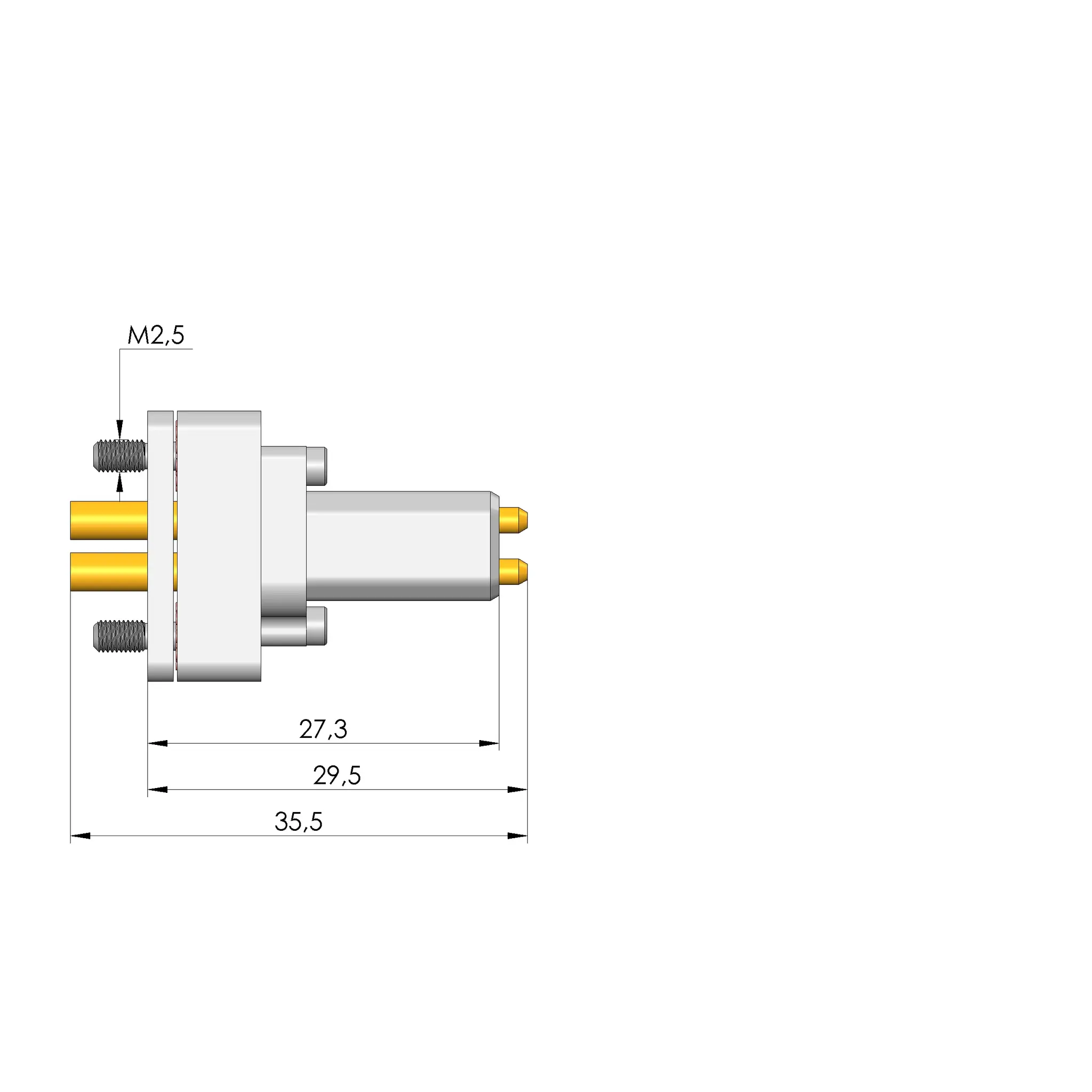 Produktfoto 1 von Ingun HAS-807 HTE-4-VZ, Hülsenaufhängung, best. + VZ, SKU: HAS-807HTE-4-VZ
