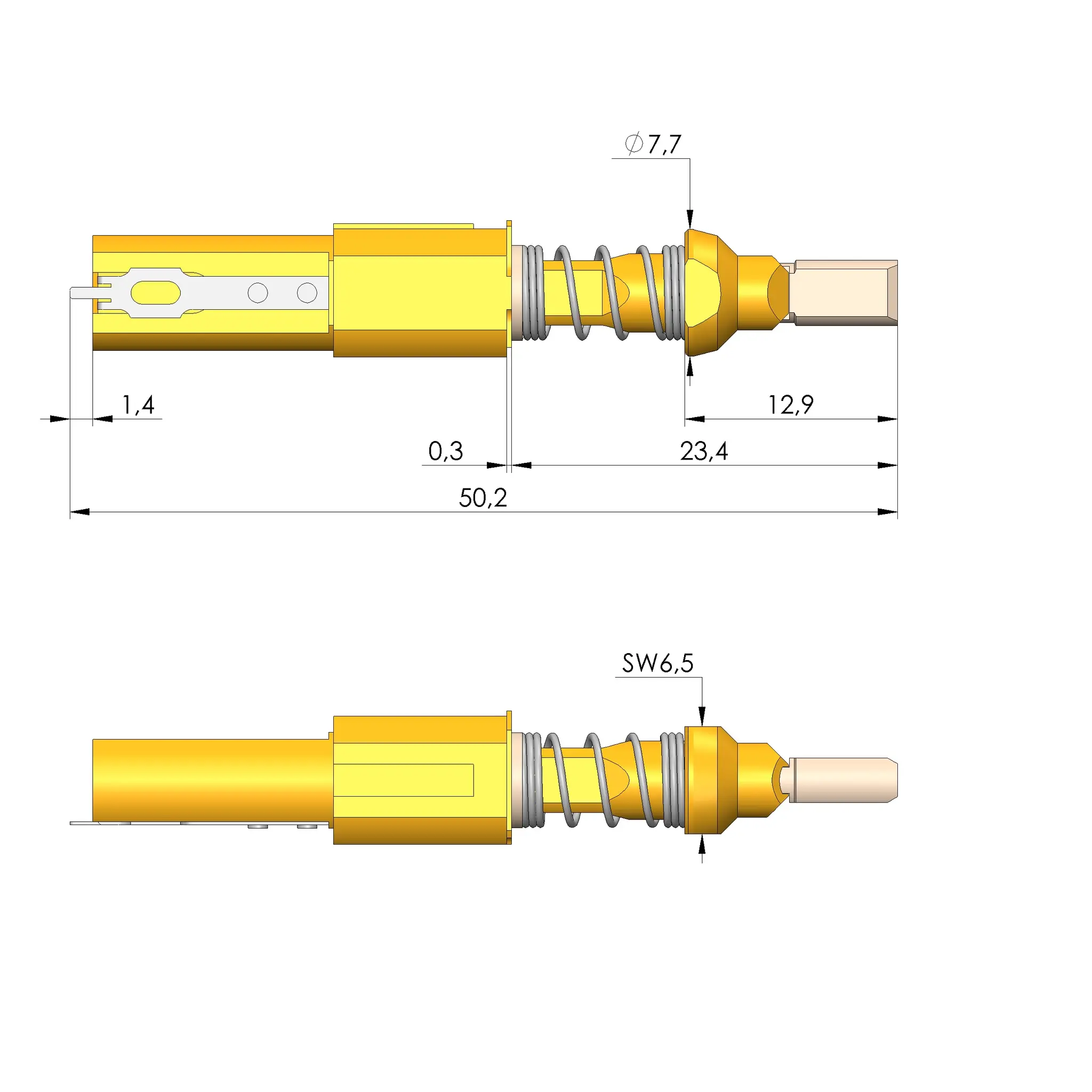 Produktfoto 1 von Ingun HFS-802 306 100 A 7642 MTNT, Hochfrequenzstift, SKU: HFS-802-0004
