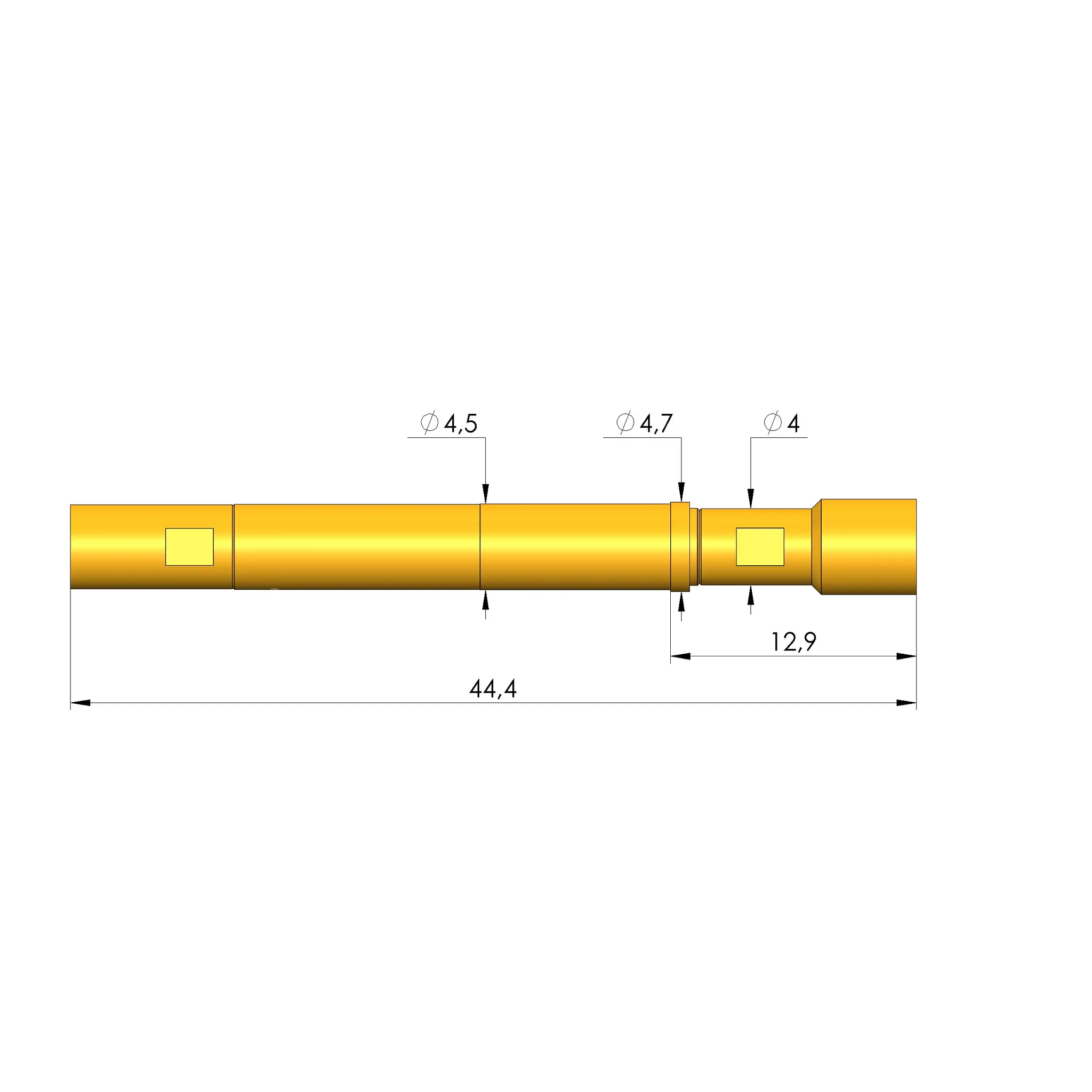 Produktfoto 1 von Ingun HFS-810 303 150 A 8043 Y2, Hochfrequenzstift, SKU: HFS-810-0536