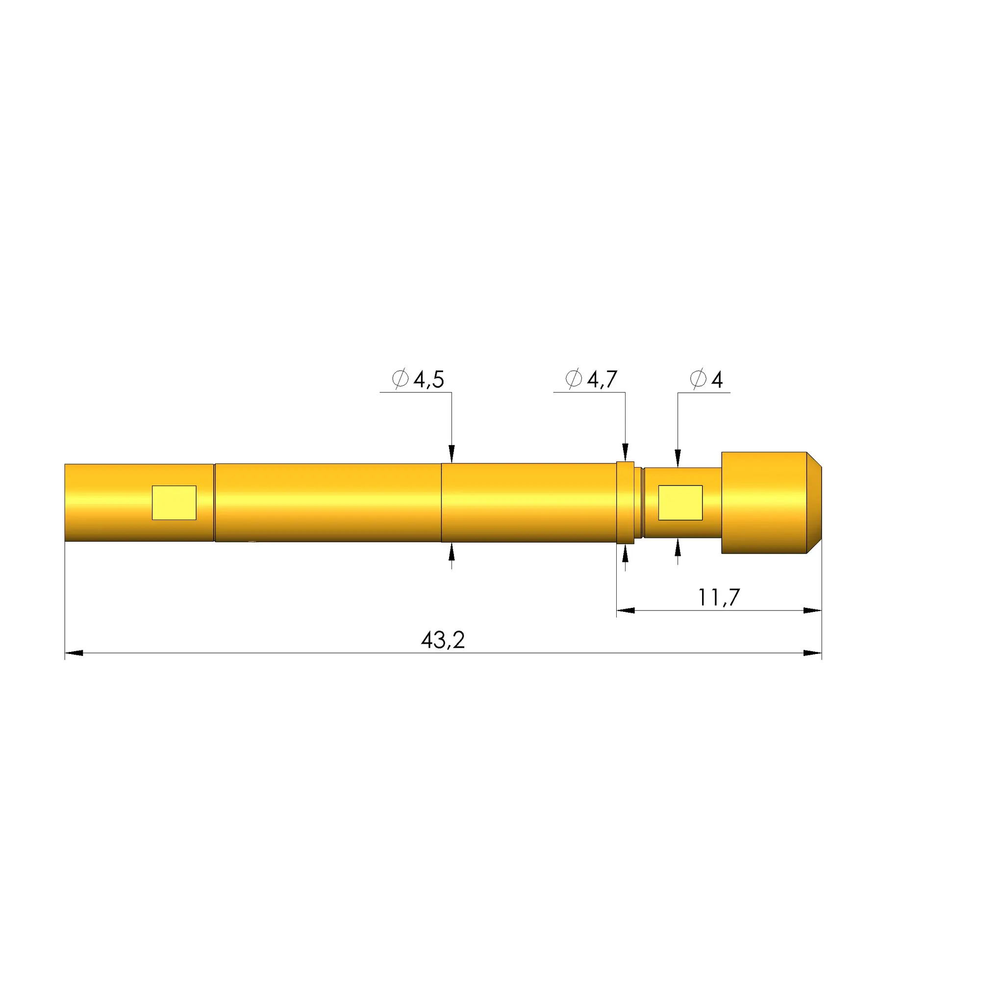 Produktfoto 1 von Ingun HFS-840 303 150 A 9942 FS1, Hochfrequenzstift, SKU: HFS-840-0220