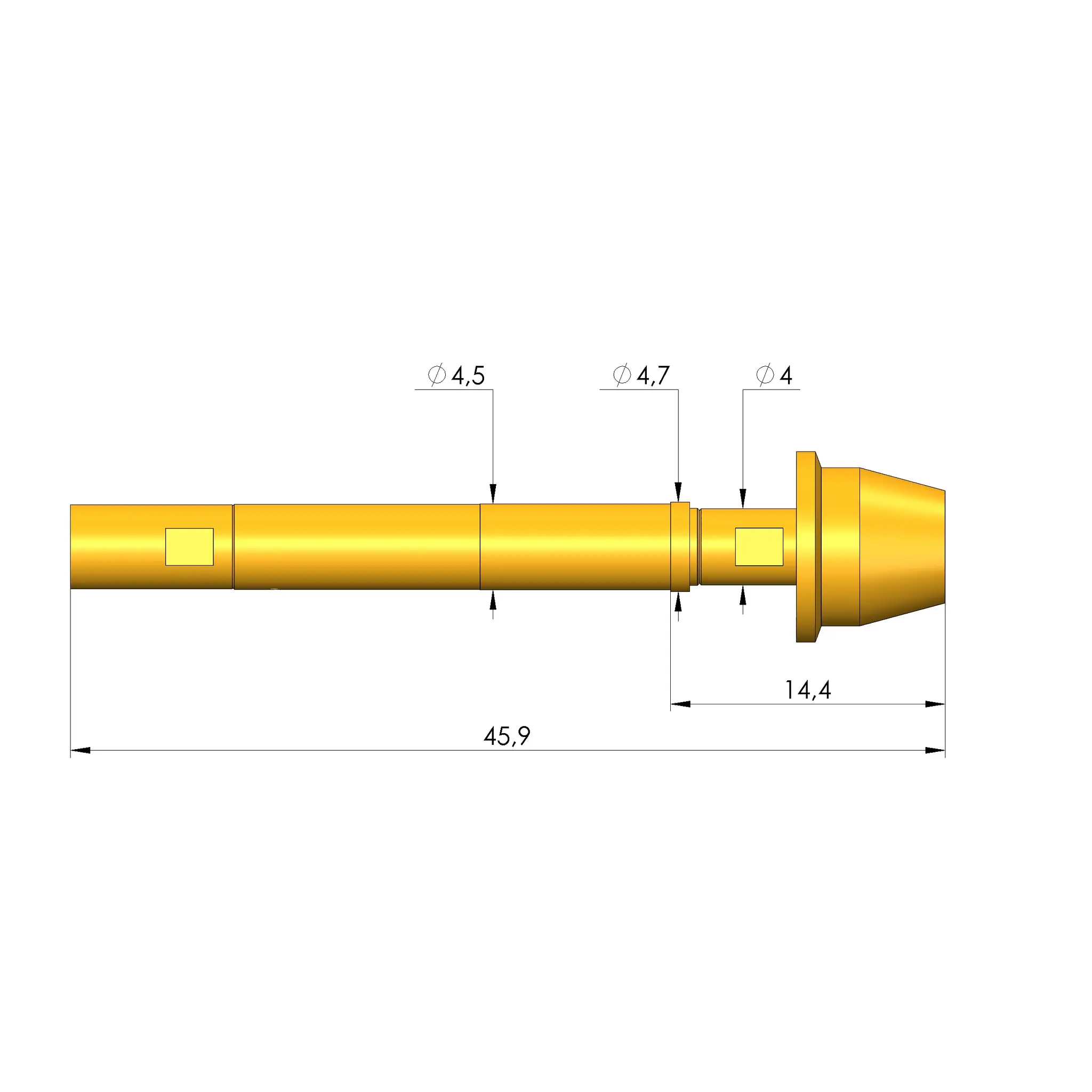 Produktfoto 1 von Ingun HFS-840 358 180 A 5342 QS, Hochfrequenzstift