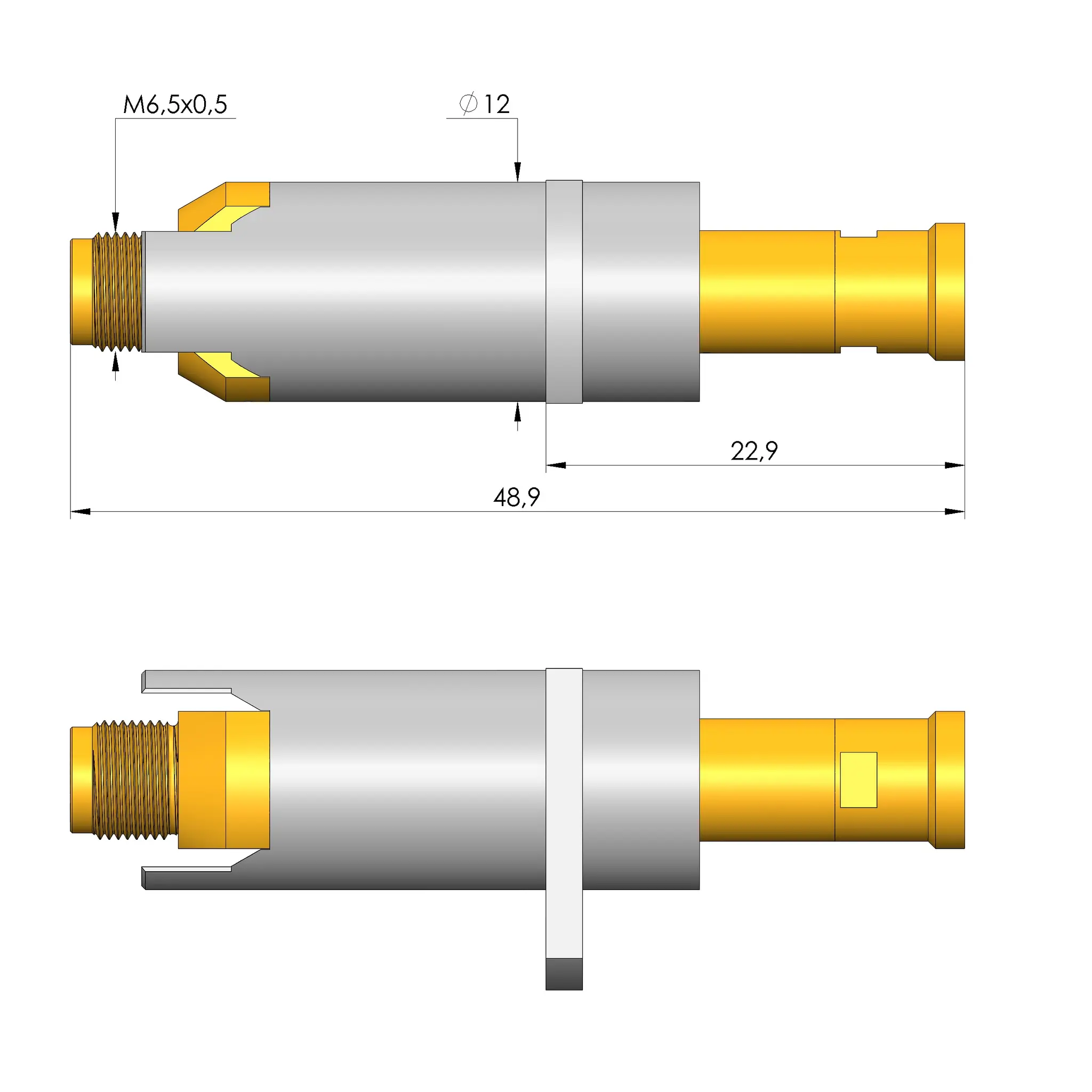 Produktfoto 1 von Ingun HFS-819 303 090 A 20743 F2-Z, Hochfrequenzstift