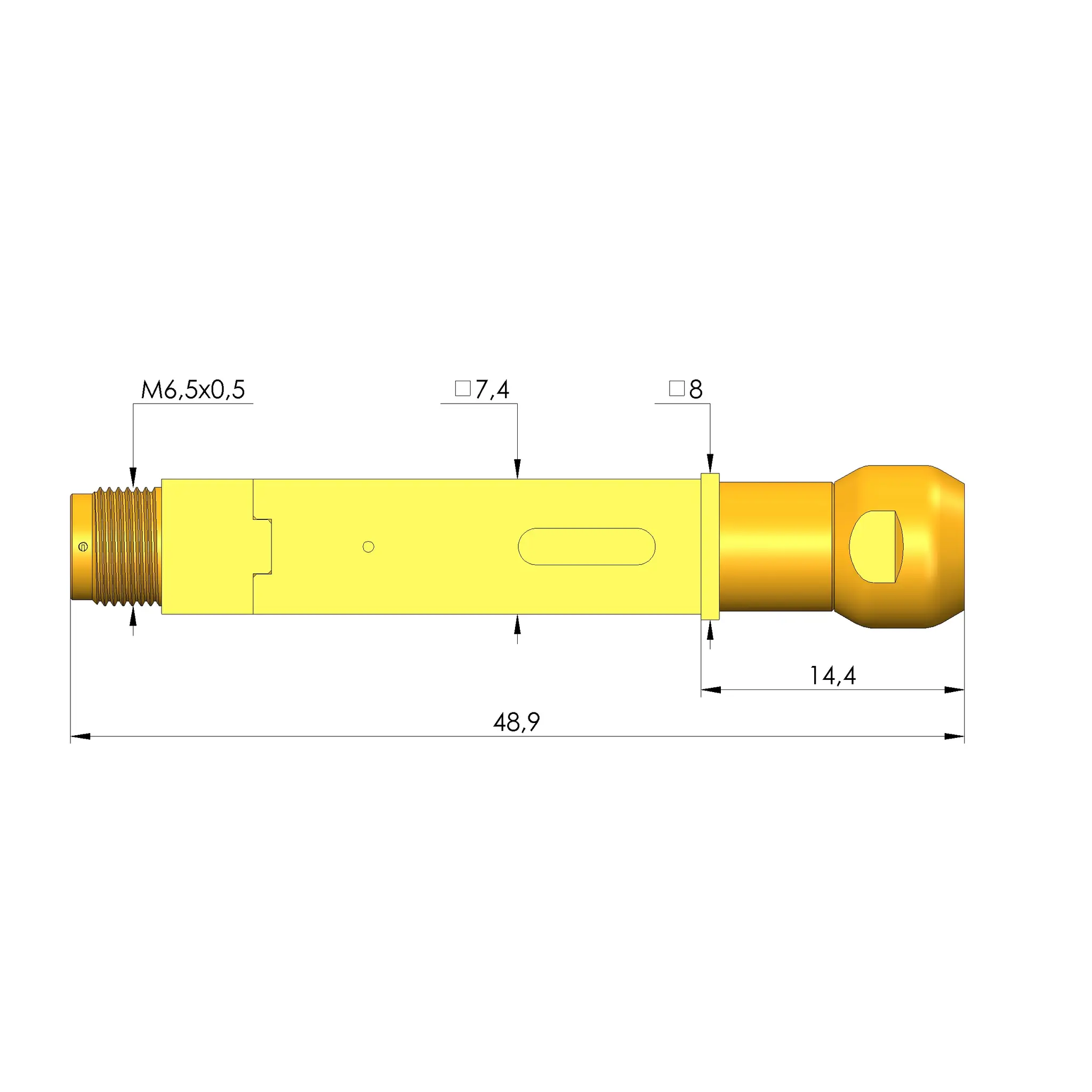 Ingun HFS-819 303 090 A 12743 RV5-Z, Hochfrequenzstift, SKU: HFS-819-0014