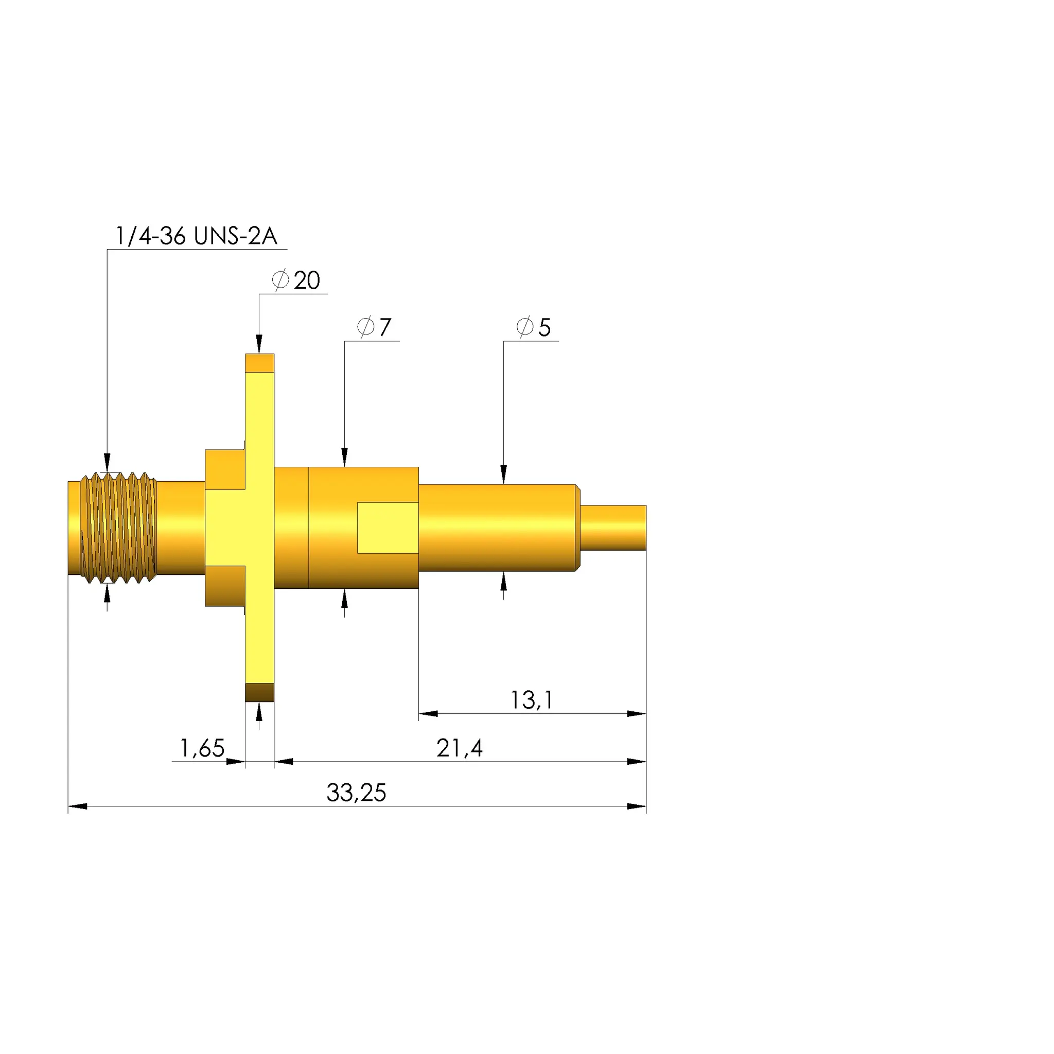 Produktfoto 1 von Ingun HFS-823 305 040 A 6043 MM310, Hochfrequenzstift, SKU: HFS-823-0002