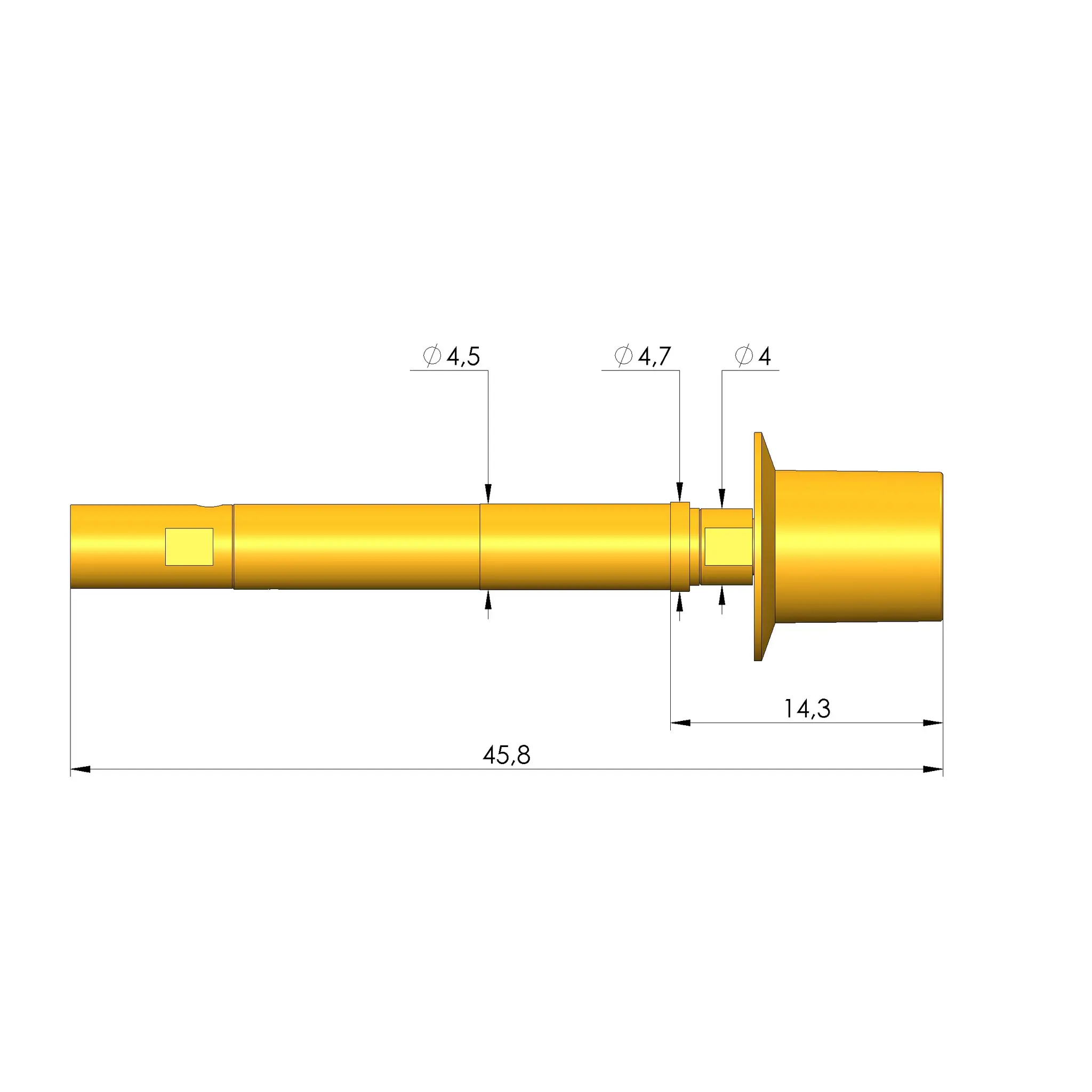 Produktfoto 1 von Ingun HFS-860 358 300 A 5342 Q, Hochfrequenzstift, SKU: HFS-860-0049
