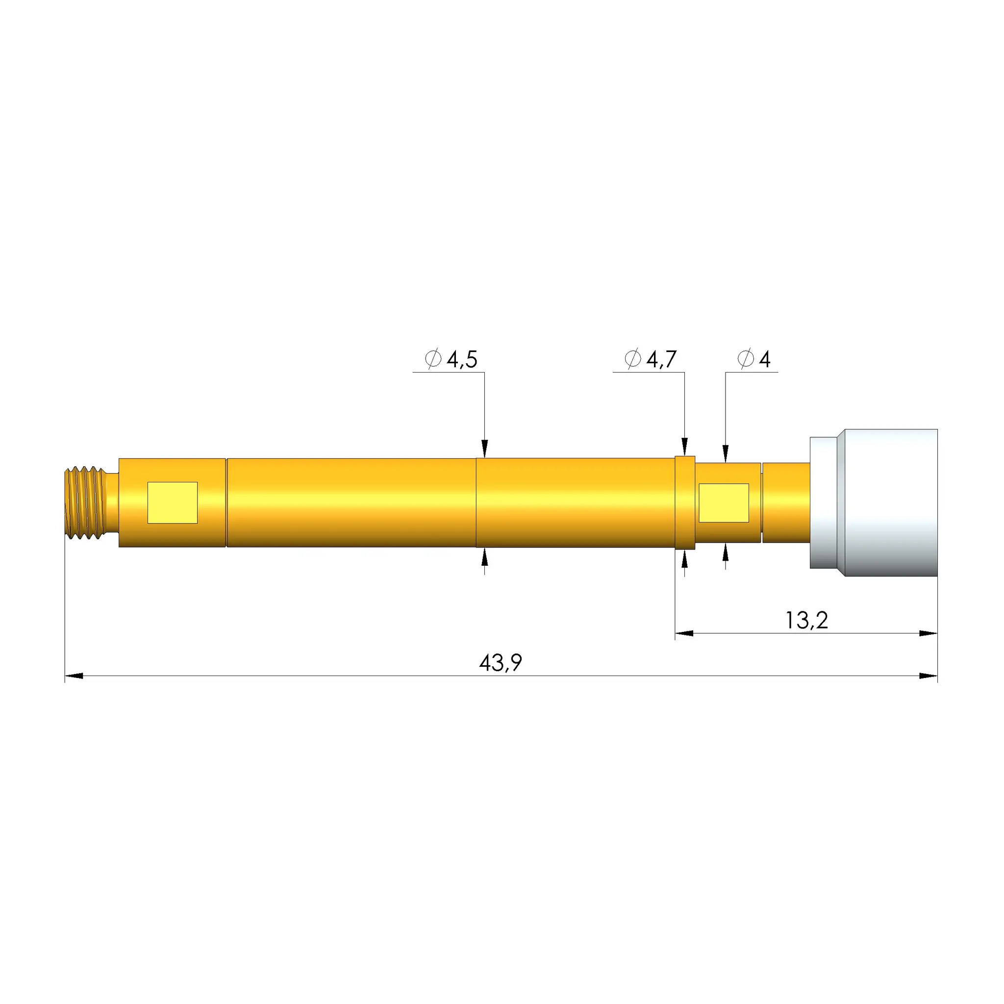 Produktfoto 1 von Ingun HFS-890 305 123 A 9343 E, Hochfrequenzstift, SKU: HFS-890-0001