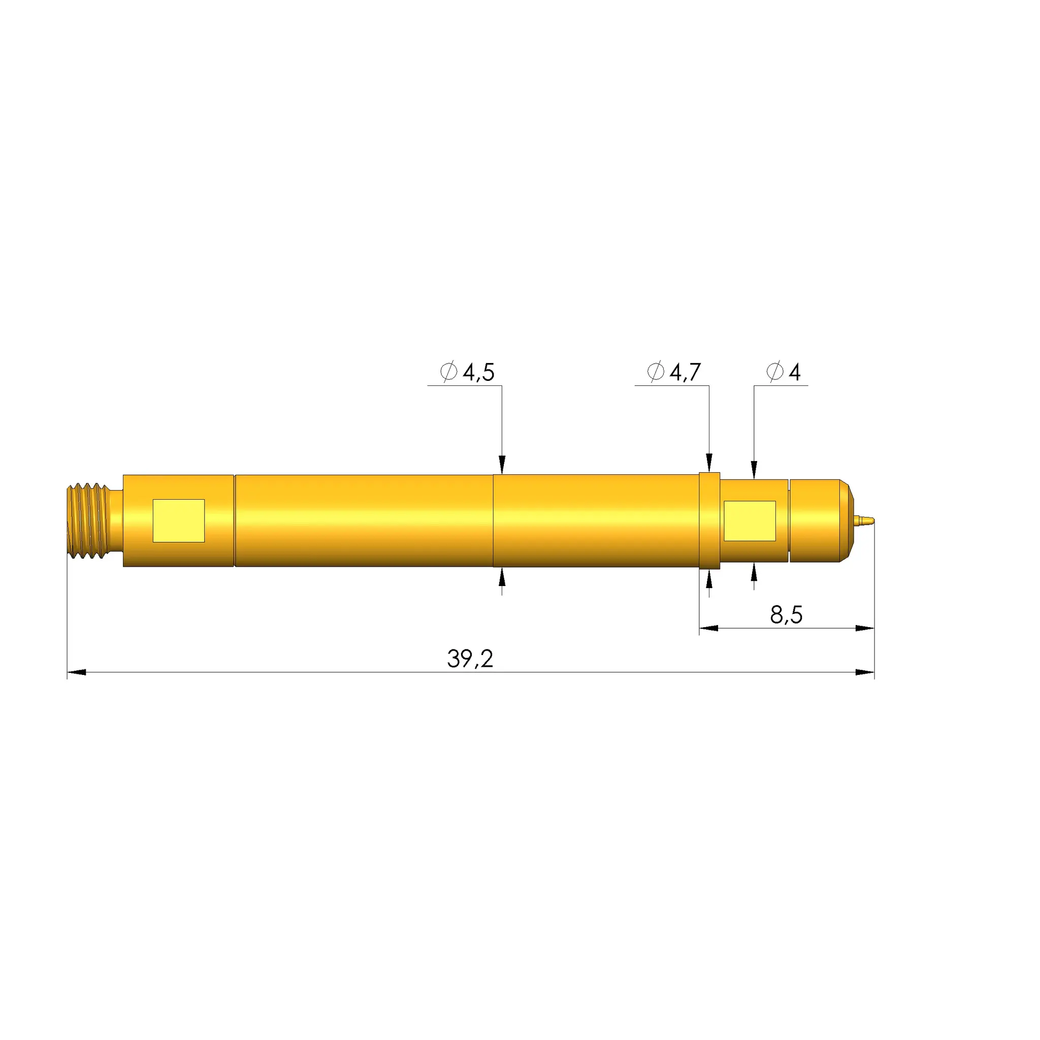 Produktfoto 1 von Ingun HFS-890 313 040 A 9343 MM8030, Hochfrequenzstift, SKU: HFS-890-0002